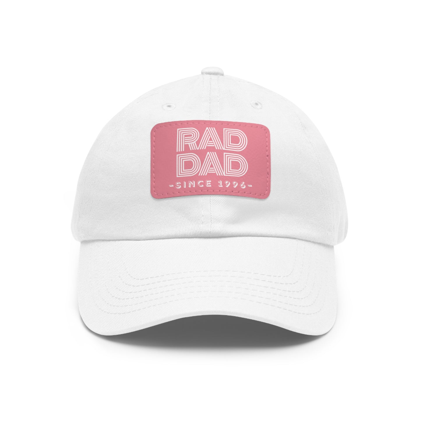 Customizable Rad Dad Hat with Leather Patch, Fathers Day Gift, Dad Hat, Dad Gift, Dad Date Hat, Dad Baseball Hat, Dad Retro Hat, Cotton Hat