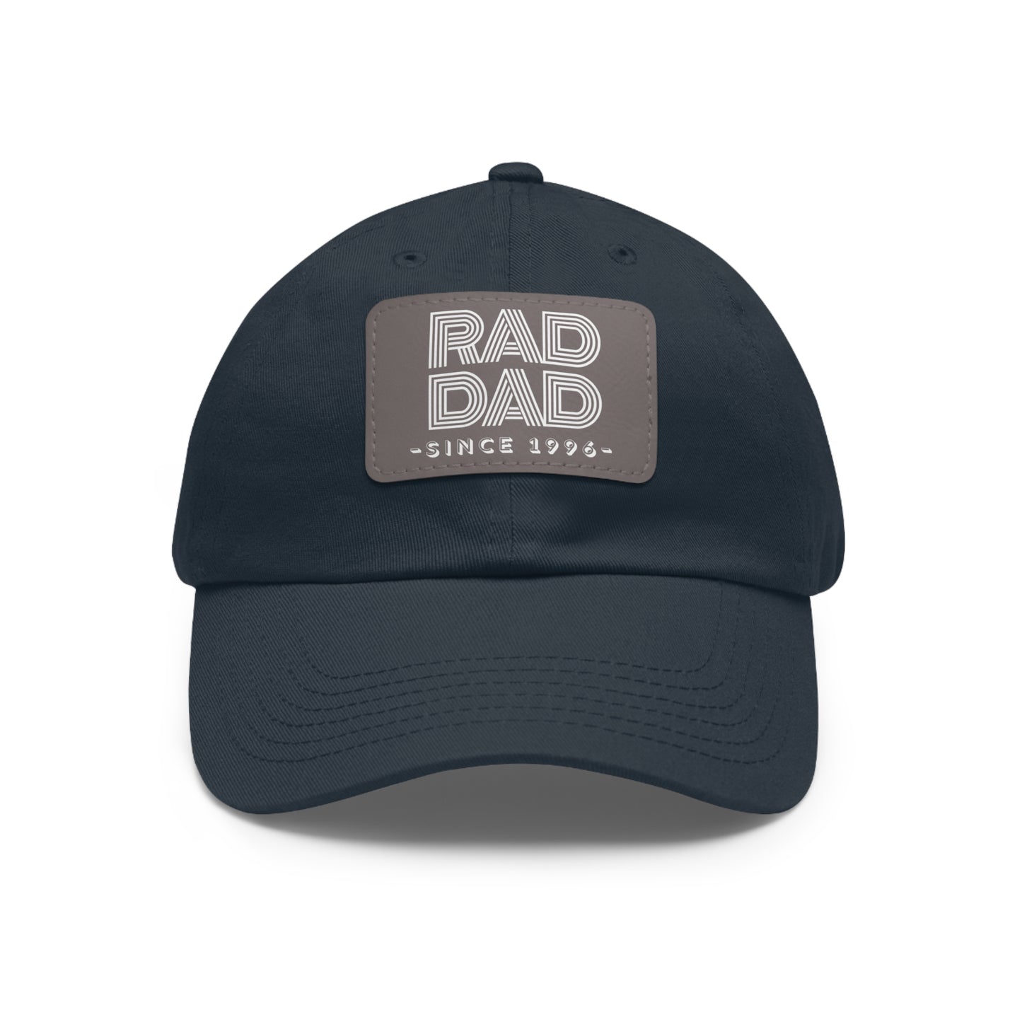 Customizable Rad Dad Hat with Leather Patch, Fathers Day Gift, Dad Hat, Dad Gift, Dad Date Hat, Dad Baseball Hat, Dad Retro Hat, Cotton Hat