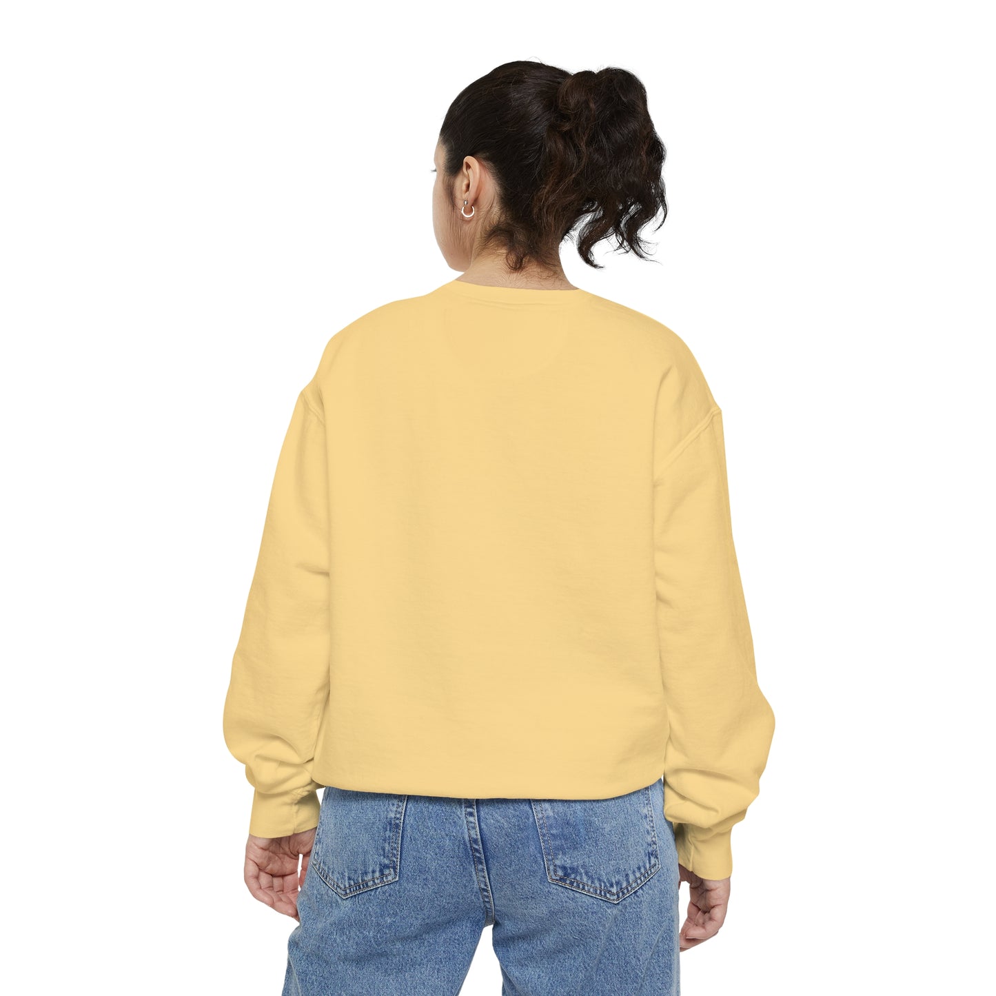 Aesthetic Smile Hoodie, Smile Face Comfort Colors Crewneck, Happy Spirit Happy Life Sunset Smile SweatshirtUnisex Garment-Dyed Sweatshirt