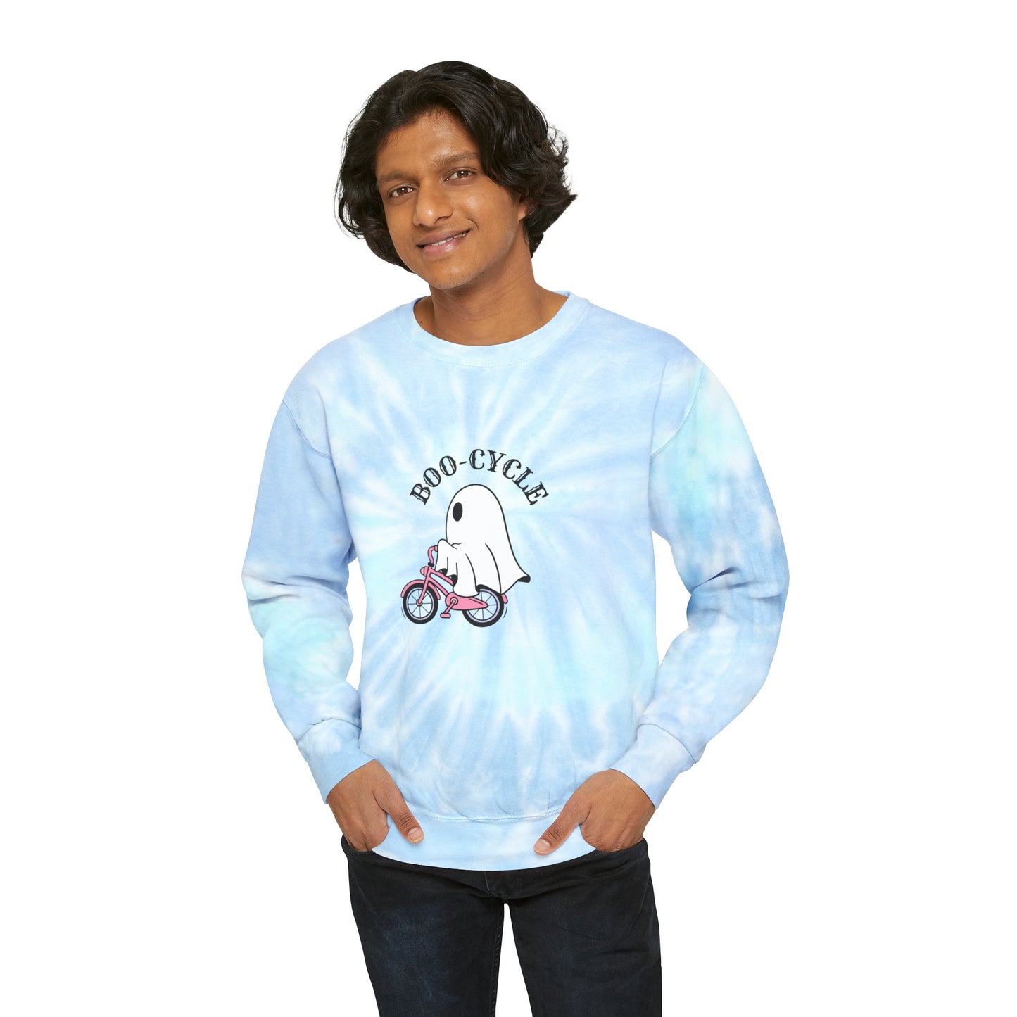 Halloween Sweatshirt, Ghost BooCycle Shirt, BooJee Shirt, Spooky Ghost Shirt, Spooky Season Ghost Sweater, Spooky Vibes Top, Halloween Gift