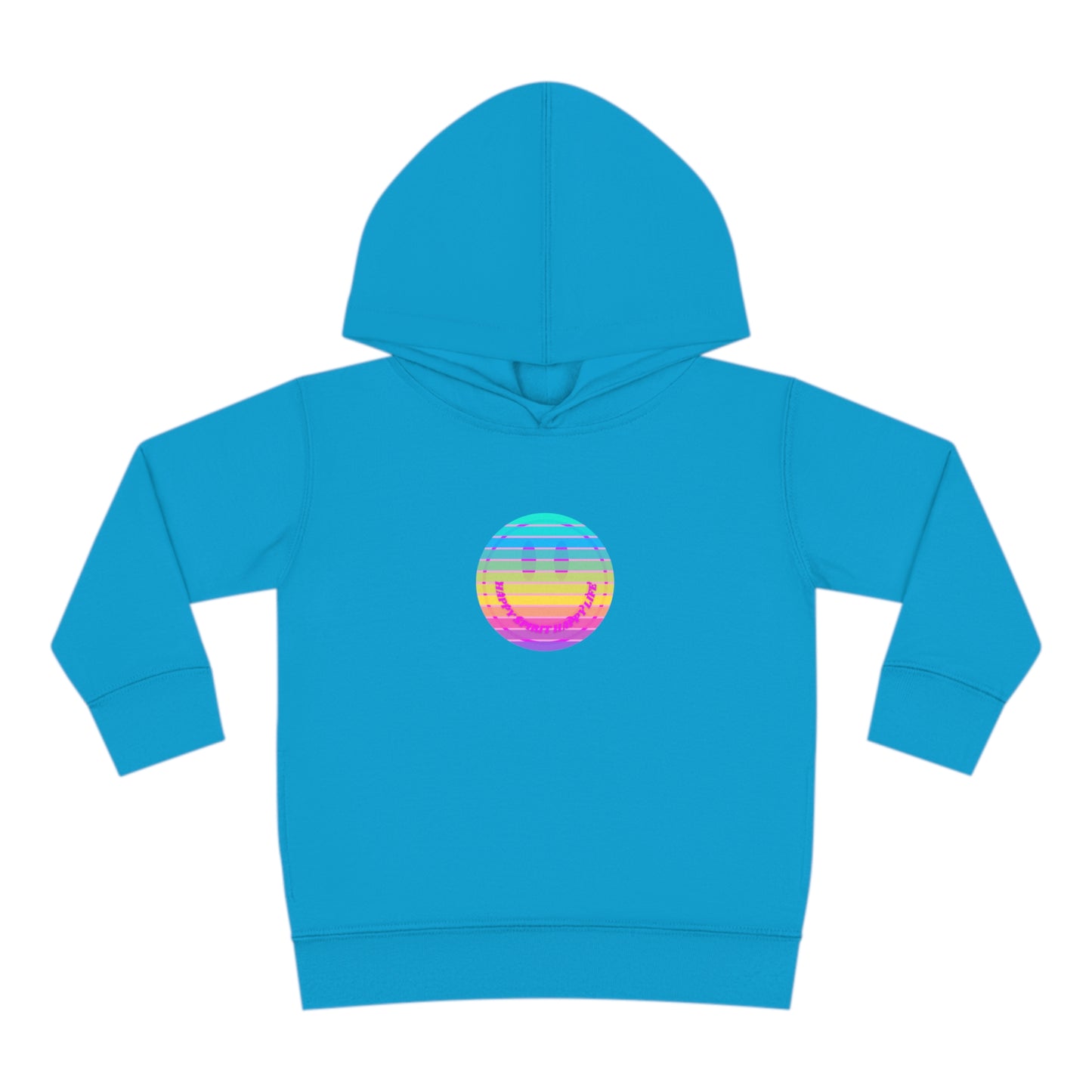 Aesthetic Hoodie for Toddler, Pink Rainbow Hoodie, Kids Smile Face Hoodie, Happy Spirit Happy Life Hoodie, Happy Mind Hoodie, Cute Kid Gifts