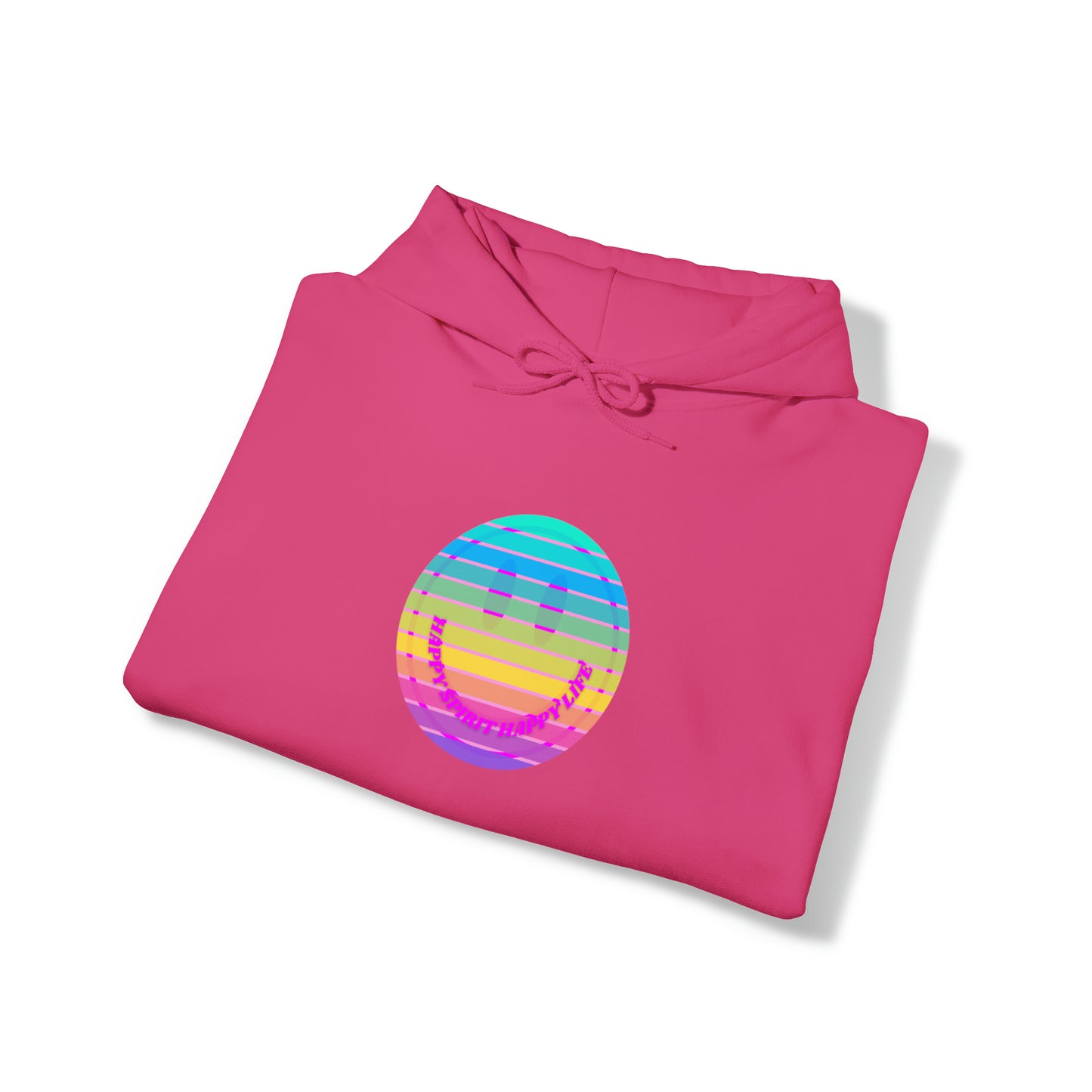 Personalized Name Hoodie, Aesthetic Hoodie, Happy Spirit Happy Life, Smile Hoodie, Happy Mind Hoodie, Mental Health Hoodie, Rainbow Hoodie