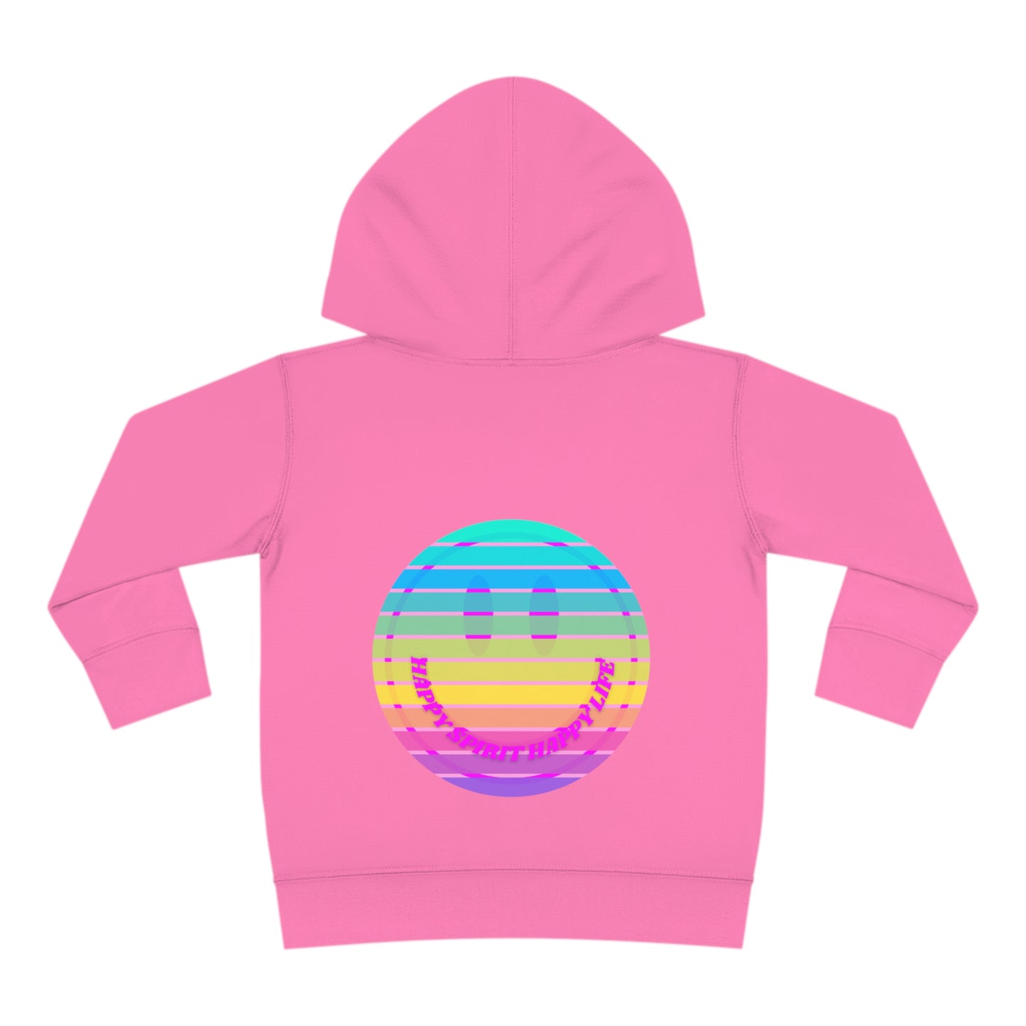 Aesthetic Hoodie for Toddler, Pink Rainbow Hoodie, Kids Smile Face Hoodie, Happy Spirit Happy Life Hoodie, Happy Mind Hoodie, Cute Kid Gifts