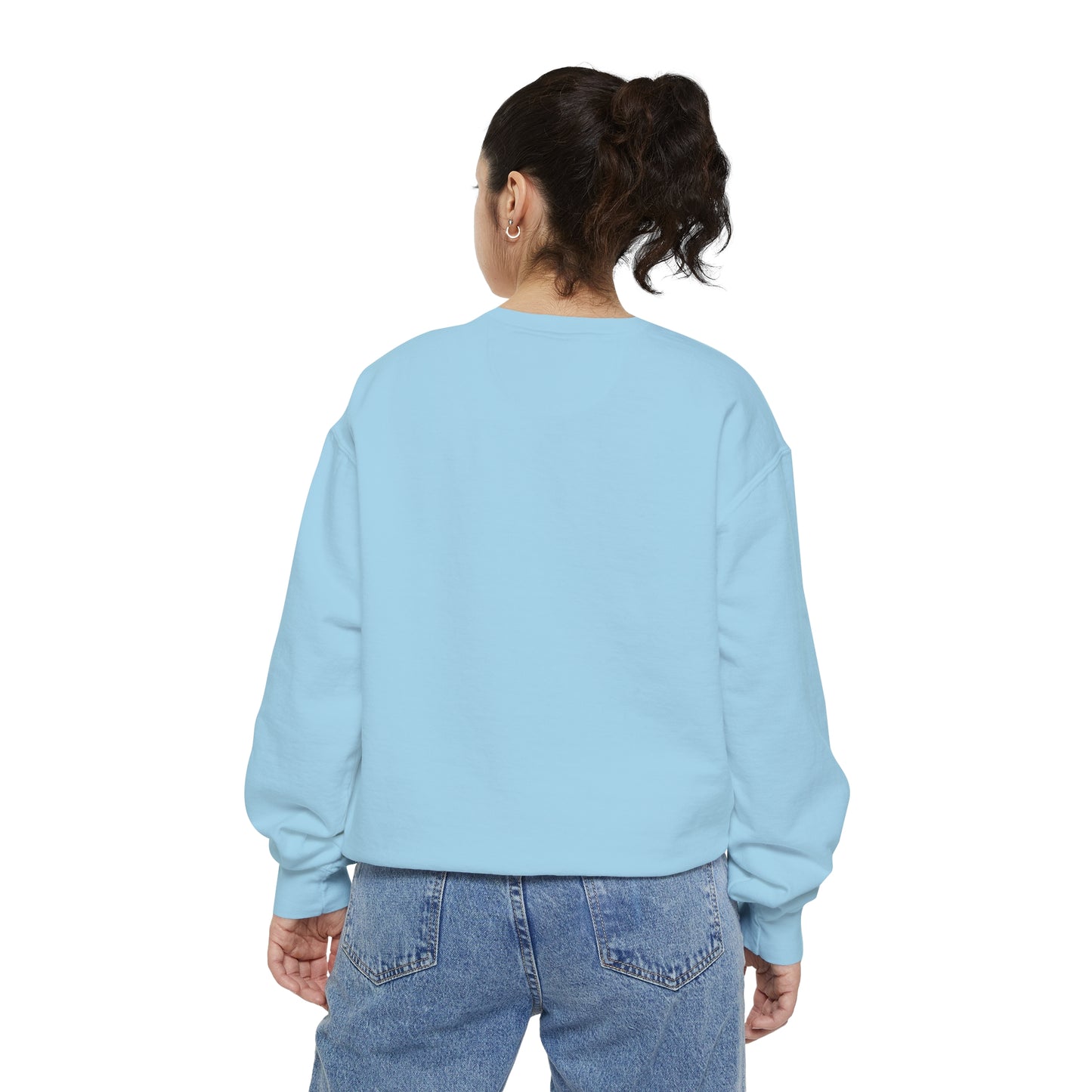 Aesthetic Smile Hoodie, Smile Face Comfort Colors Crewneck, Happy Spirit Happy Life Sunset Smile SweatshirtUnisex Garment-Dyed Sweatshirt