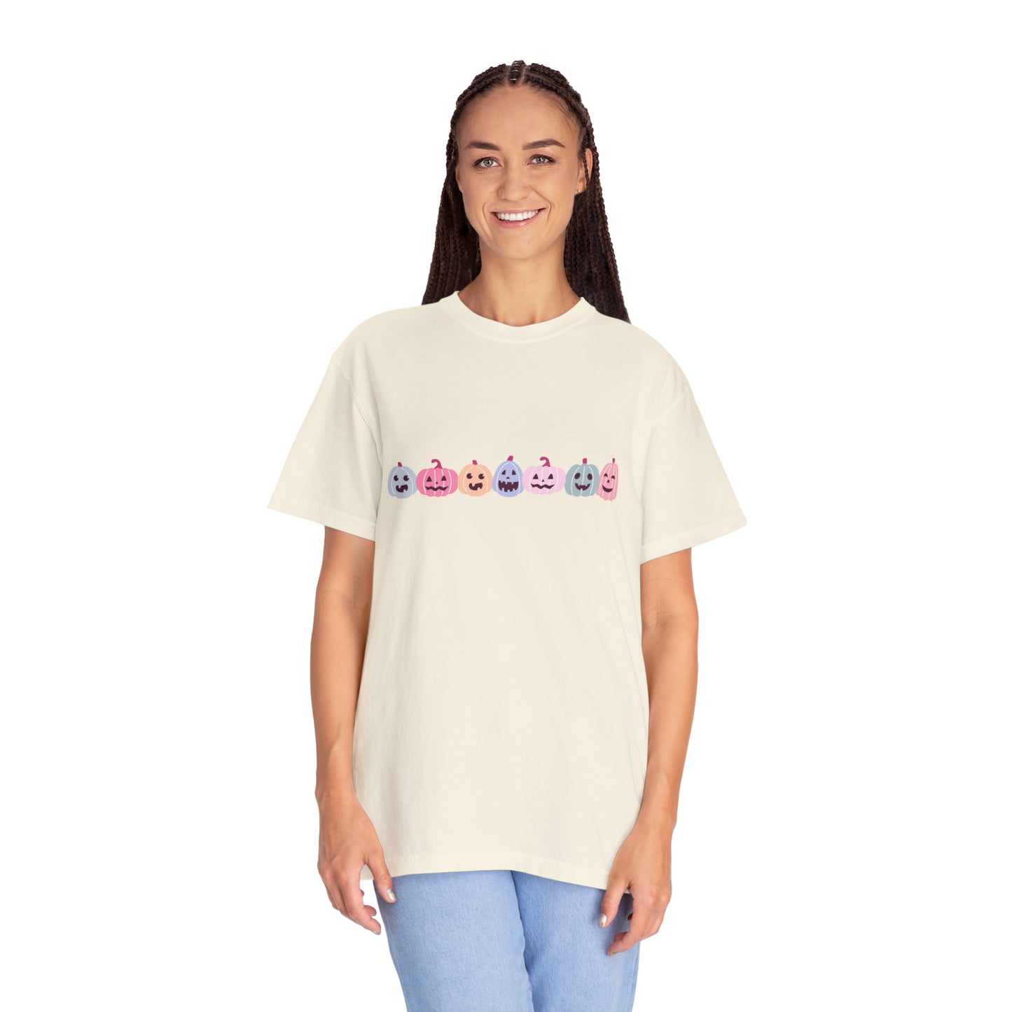 Pastel Pumpkin Sweatshirt, Halloween Pumpkin Sweater, Fall Sweatshirt for Women, Halloween Crewneck, Pumpkin Shirt, Spooky Season Crewneck