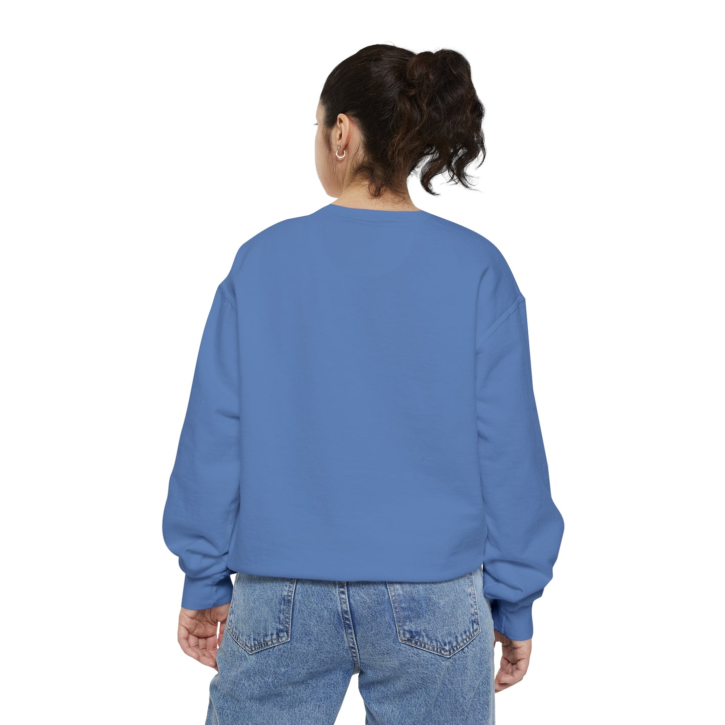 Aesthetic Smile Hoodie, Smile Face Comfort Colors Crewneck, Happy Spirit Happy Life Sunset Smile SweatshirtUnisex Garment-Dyed Sweatshirt