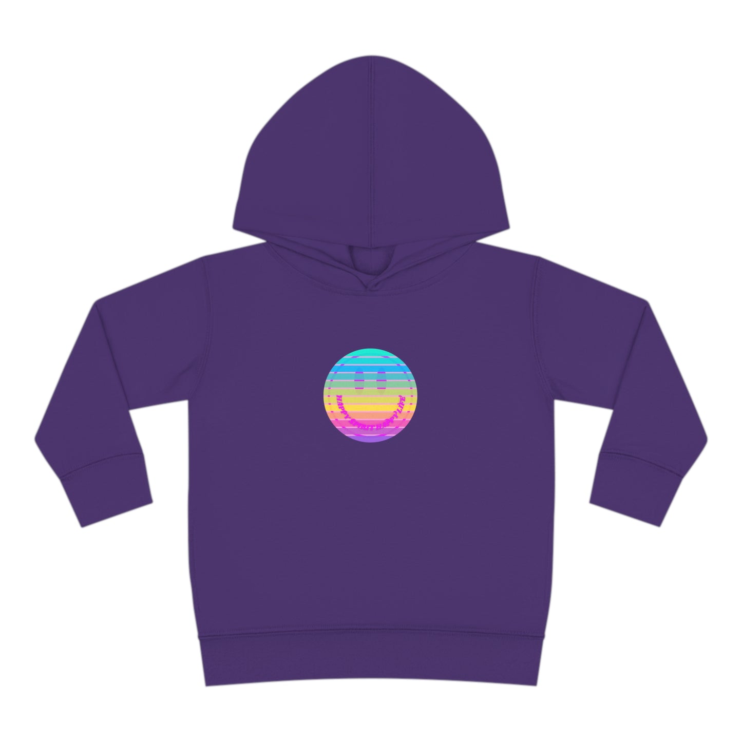 Aesthetic Hoodie for Toddler, Pink Rainbow Hoodie, Kids Smile Face Hoodie, Happy Spirit Happy Life Hoodie, Happy Mind Hoodie, Cute Kid Gifts