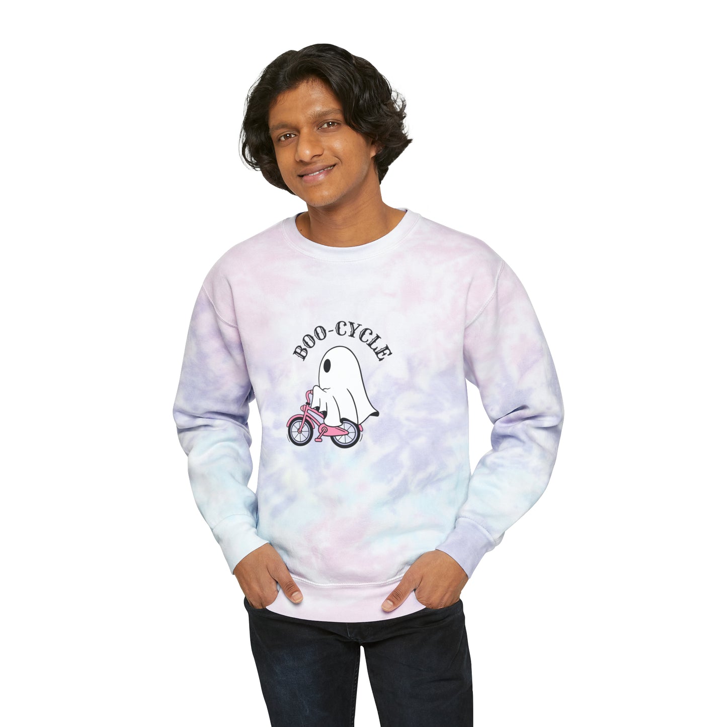 Halloween Sweatshirt, Ghost BooCycle Shirt, BooJee Shirt, Spooky Ghost Shirt, Spooky Season Ghost Sweater, Spooky Vibes Top, Halloween Gift