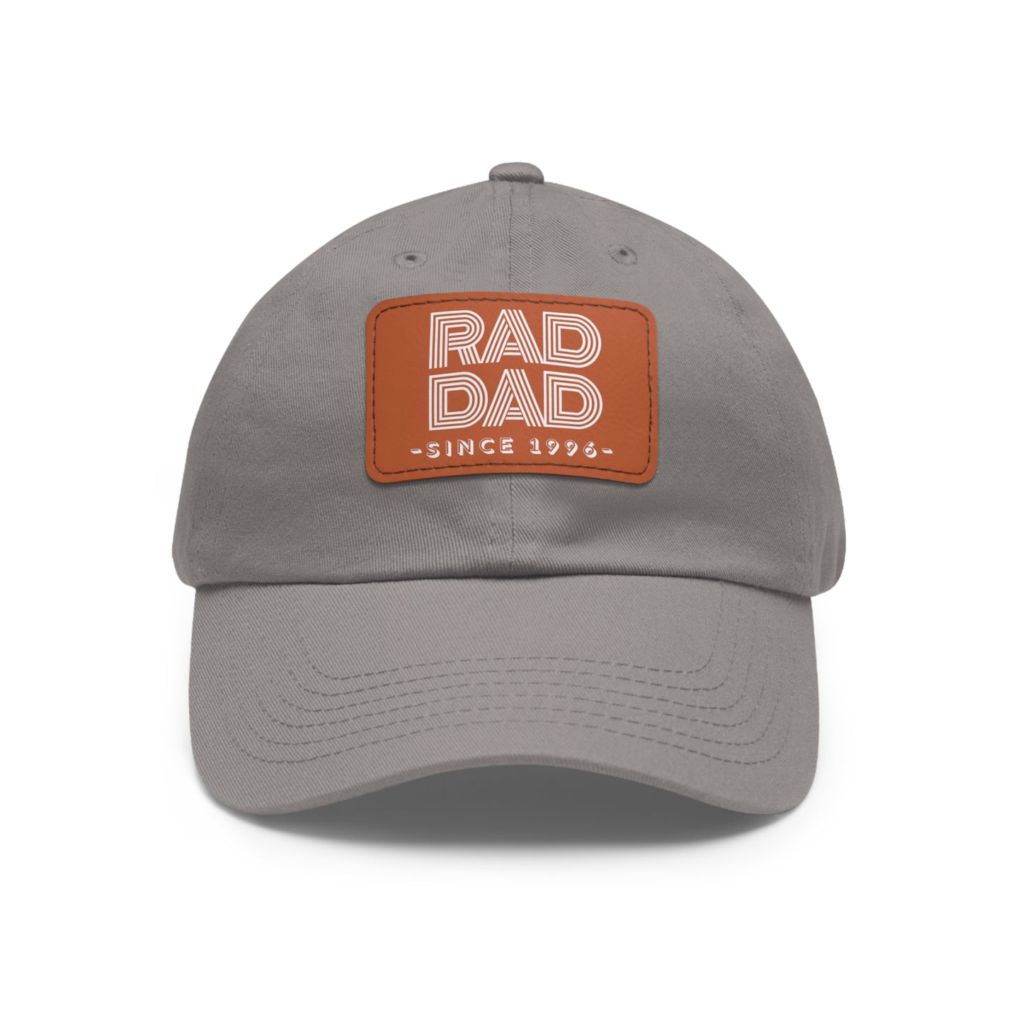 Customizable Rad Dad Hat with Leather Patch, Fathers Day Gift, Dad Hat, Dad Gift, Dad Date Hat, Dad Baseball Hat, Dad Retro Hat, Cotton Hat
