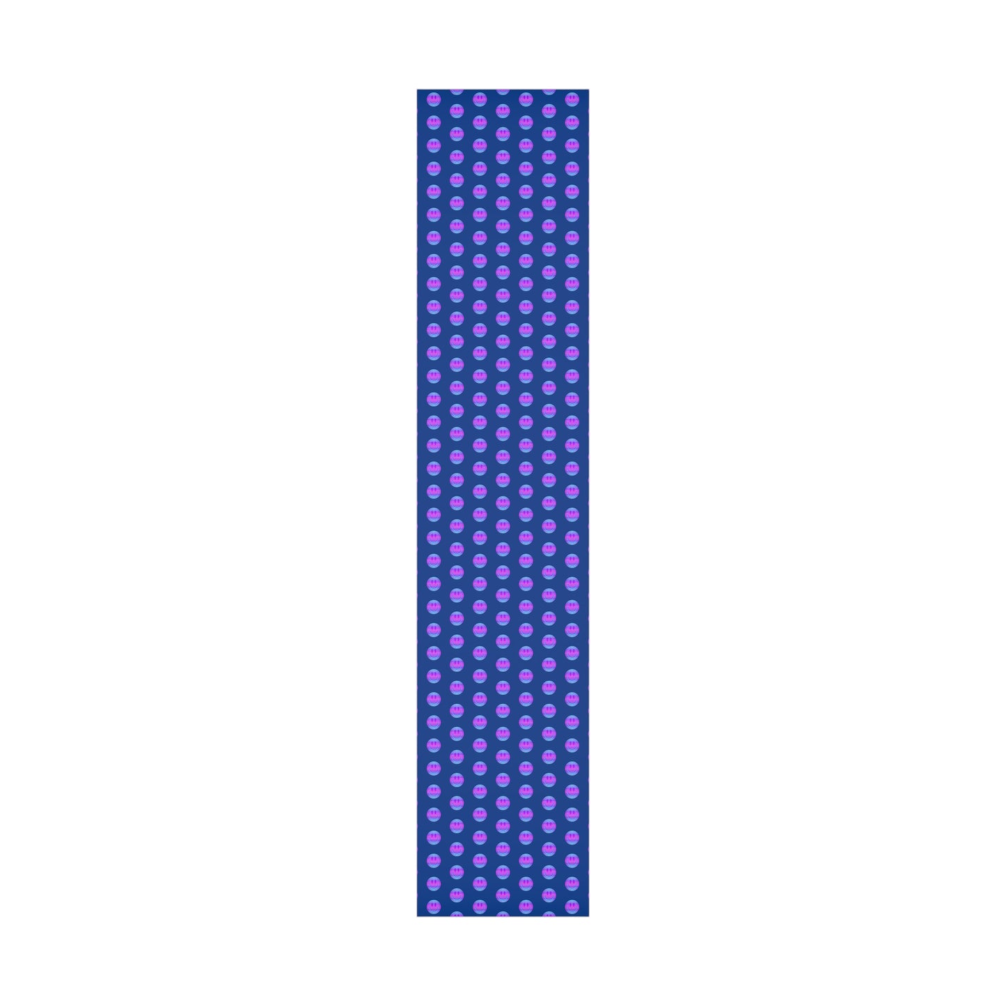 Aesthetic Gift Wrap Paper, Smile Face Gift Wrap Paper, Blue Purple Smile Wrapping Paper, Pastel Christmas Paper, Purple Holiday Wrap