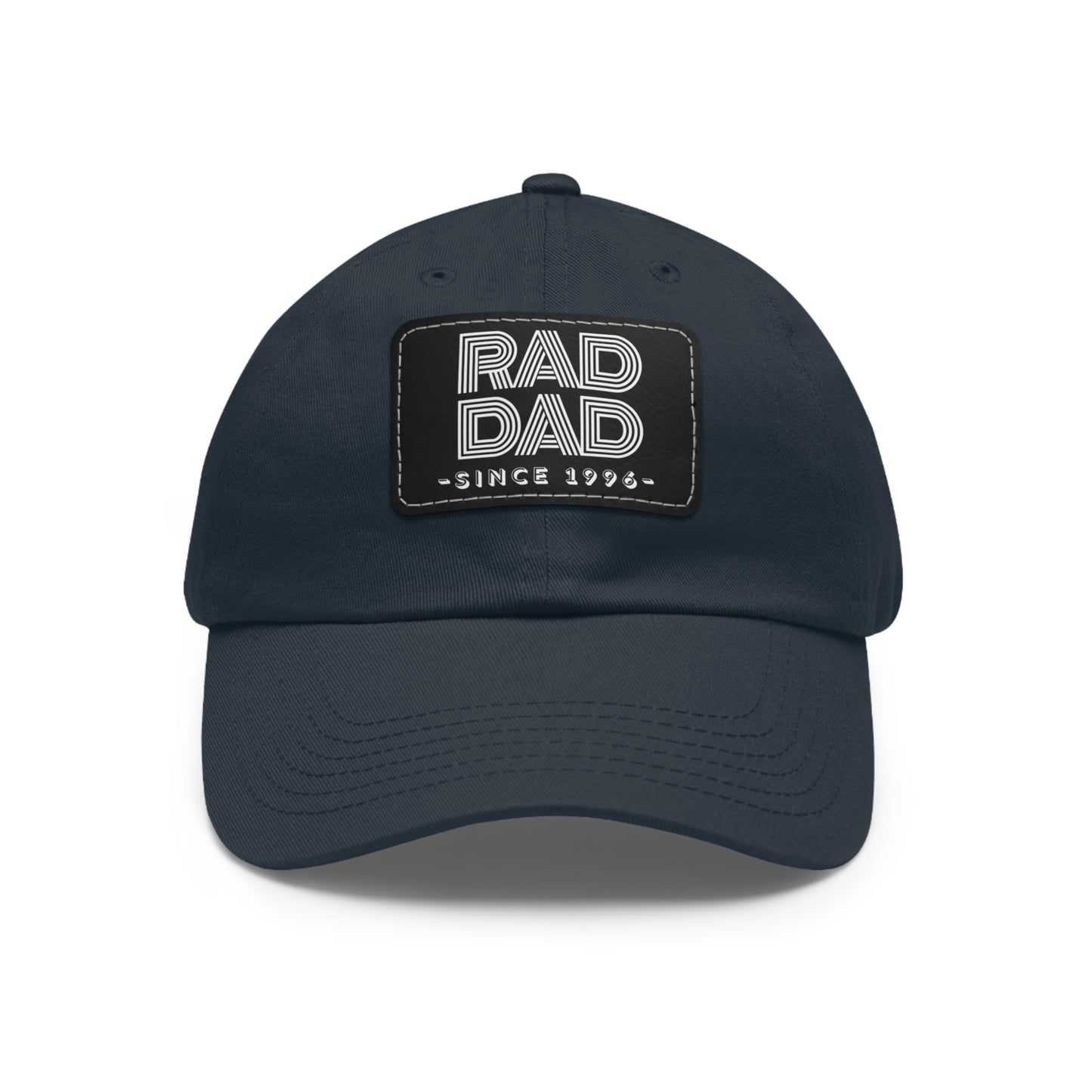 Customizable Rad Dad Hat with Leather Patch, Fathers Day Gift, Dad Hat, Dad Gift, Dad Date Hat, Dad Baseball Hat, Dad Retro Hat, Cotton Hat