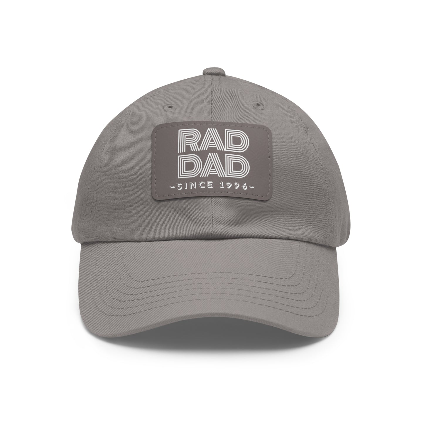 Customizable Rad Dad Hat with Leather Patch, Fathers Day Gift, Dad Hat, Dad Gift, Dad Date Hat, Dad Baseball Hat, Dad Retro Hat, Cotton Hat