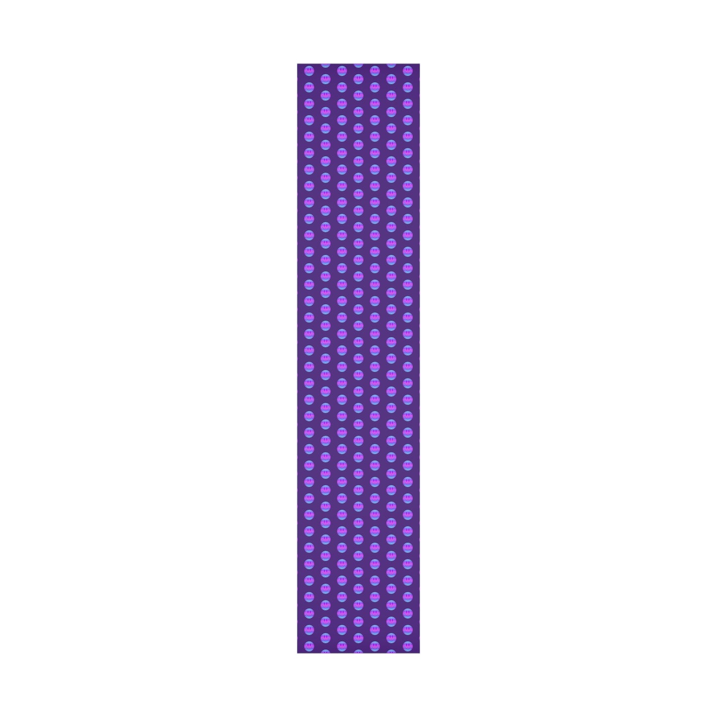 Aesthetic Gift Wrap Paper, Smile Face Gift Wrap Paper, Blue Purple Smile Wrapping Paper, Pastel Christmas Paper, Purple Holiday Wrap