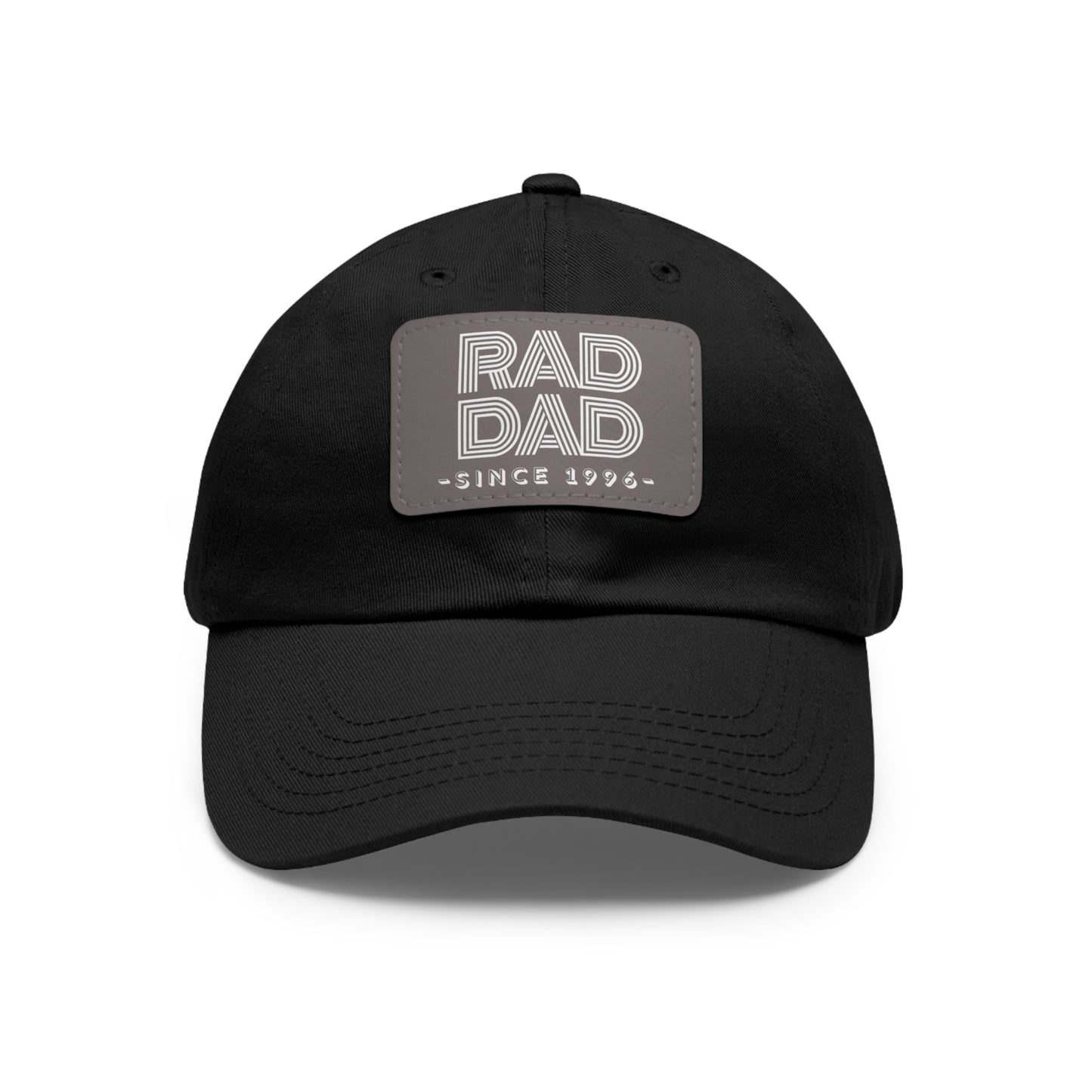 Customizable Rad Dad Hat with Leather Patch, Fathers Day Gift, Dad Hat, Dad Gift, Dad Date Hat, Dad Baseball Hat, Dad Retro Hat, Cotton Hat