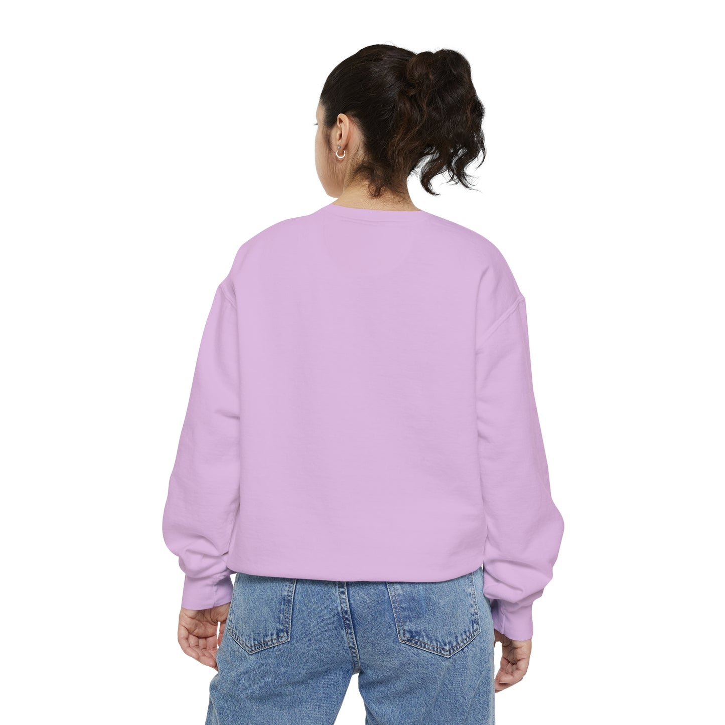 Aesthetic Smile Hoodie, Smile Face Comfort Colors Crewneck, Happy Spirit Happy Life Sunset Smile SweatshirtUnisex Garment-Dyed Sweatshirt