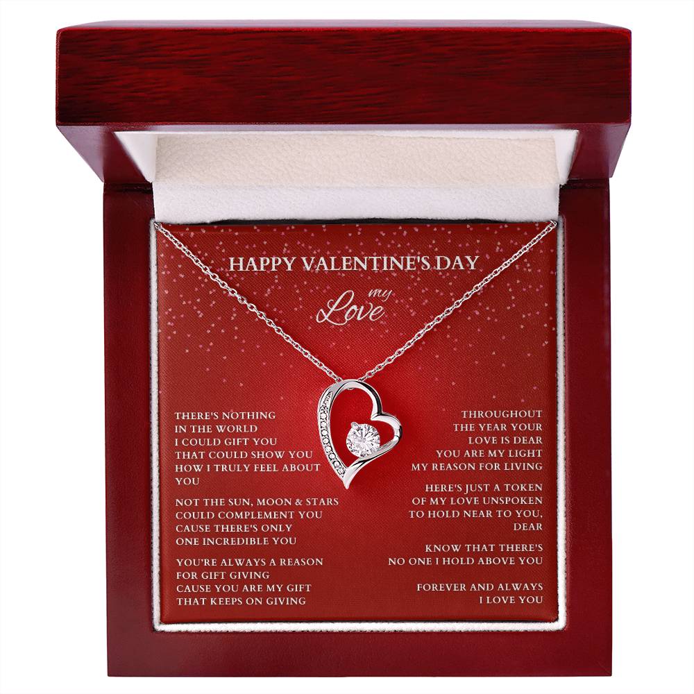 Wife Gift, Girlfriend Gift, Valentine Gift, Happy Valentines Day, Valentine's Day Gift, Wife Necklace, Diamond Necklace, Wife Valentine Gift