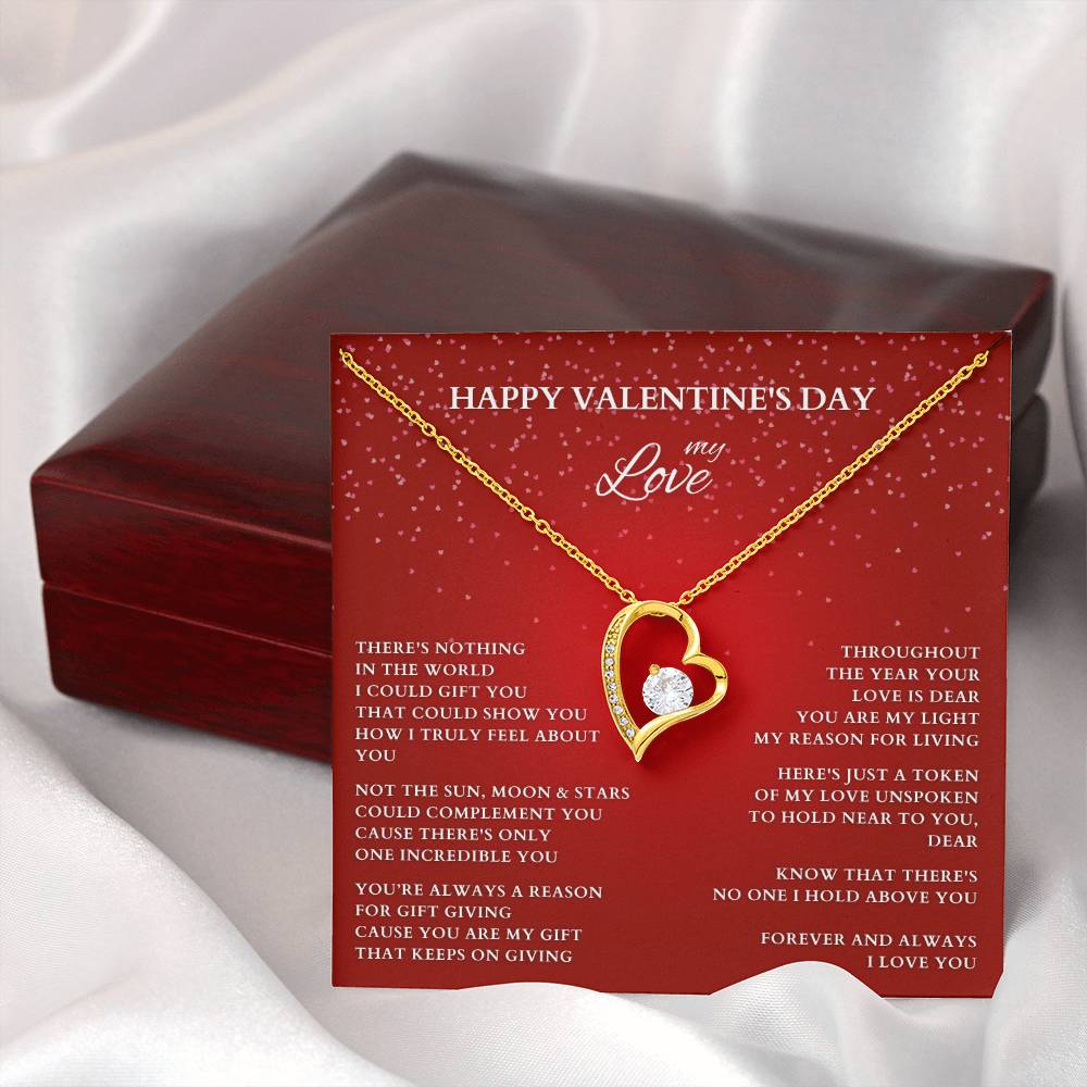Wife Gift, Girlfriend Gift, Valentine Gift, Happy Valentines Day, Valentine's Day Gift, Wife Necklace, Diamond Necklace, Wife Valentine Gift