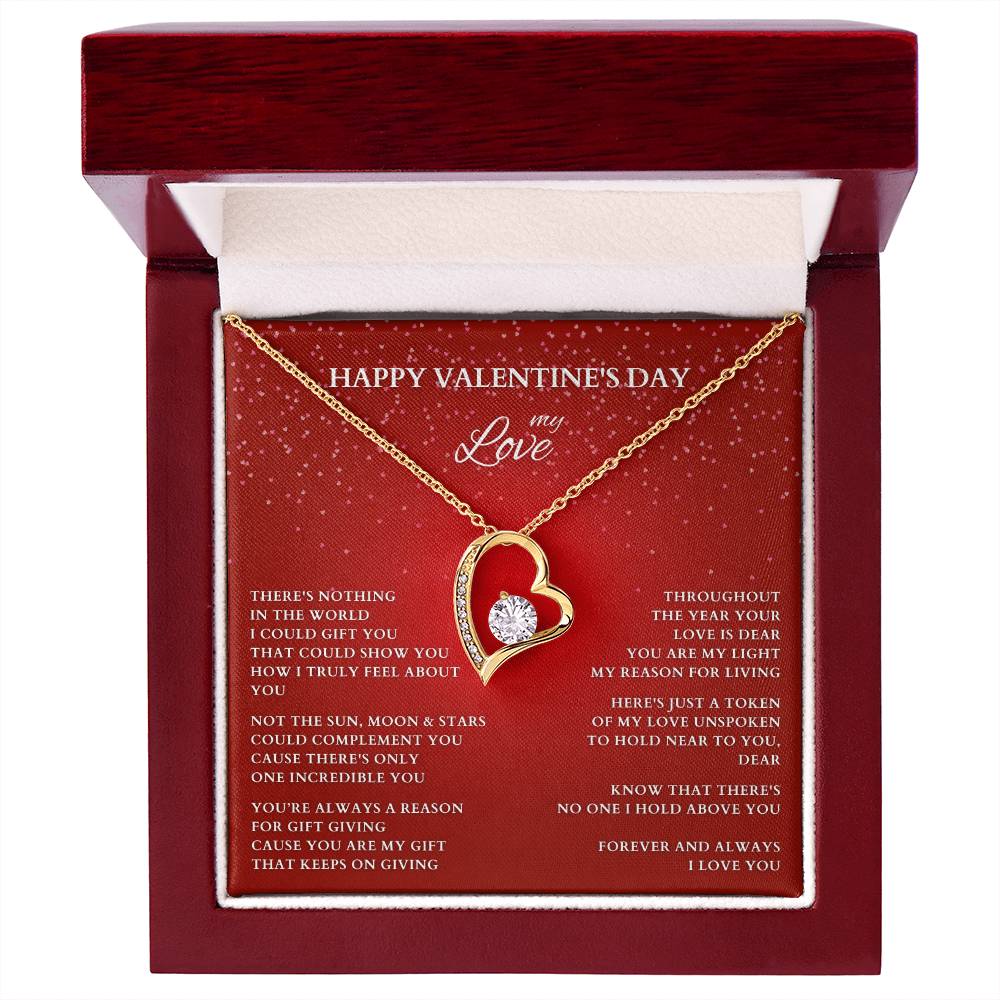 Wife Gift, Girlfriend Gift, Valentine Gift, Happy Valentines Day, Valentine's Day Gift, Wife Necklace, Diamond Necklace, Wife Valentine Gift