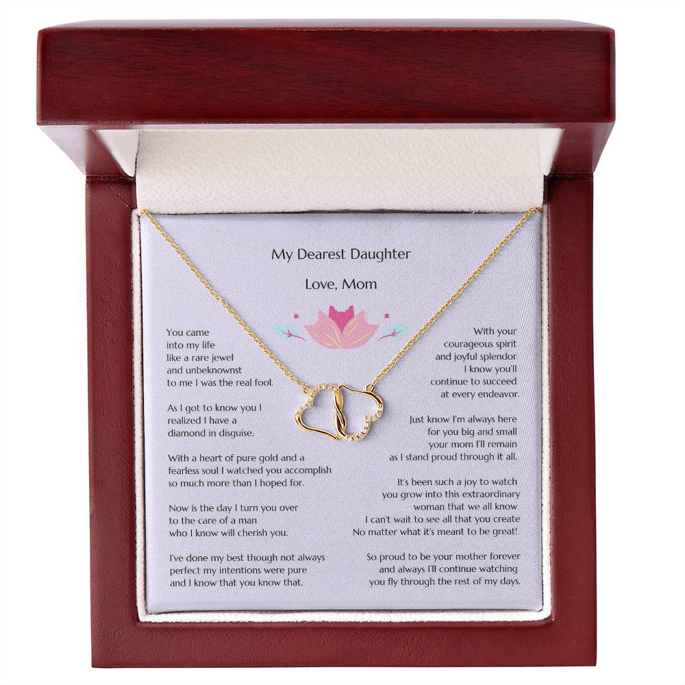Gift for Bride, Wedding Gift for Bride from MOB, Bridal Necklace from Mom, Mom to Daughter Bridal Gift, To Bride from MOB
