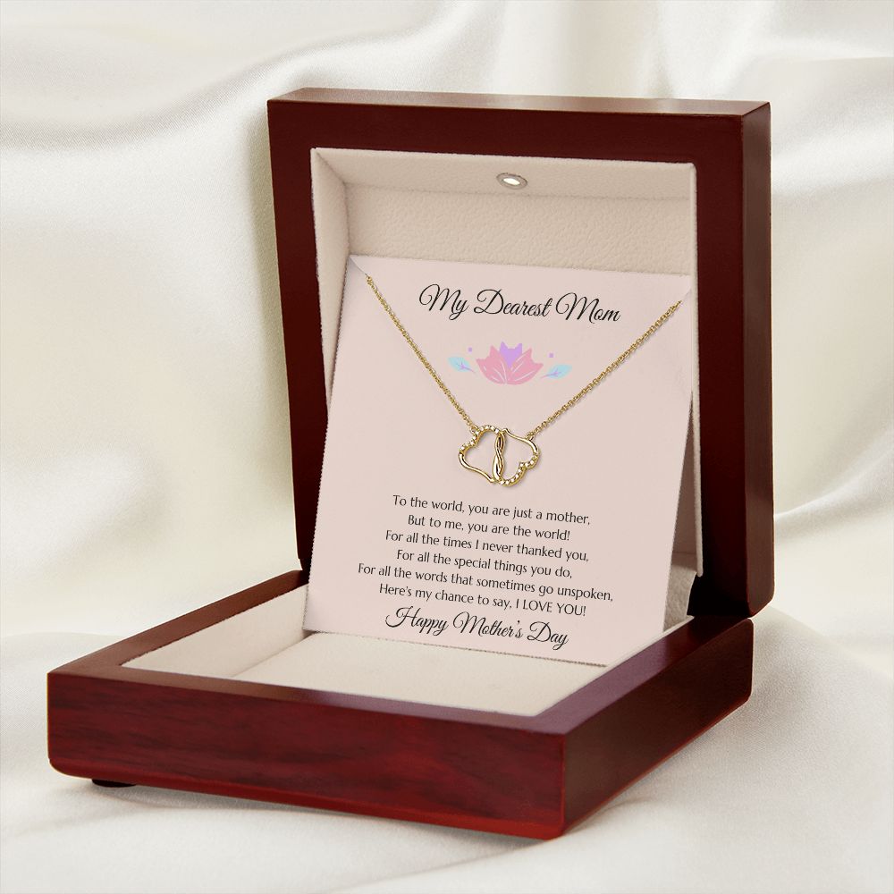 Mom Gift, Mothers Day Gift, Mothers Day Present, Mothers Day Diamond Necklace, Mom Gold Necklace, Mom Gift, Gift For Mom, Mom Gift