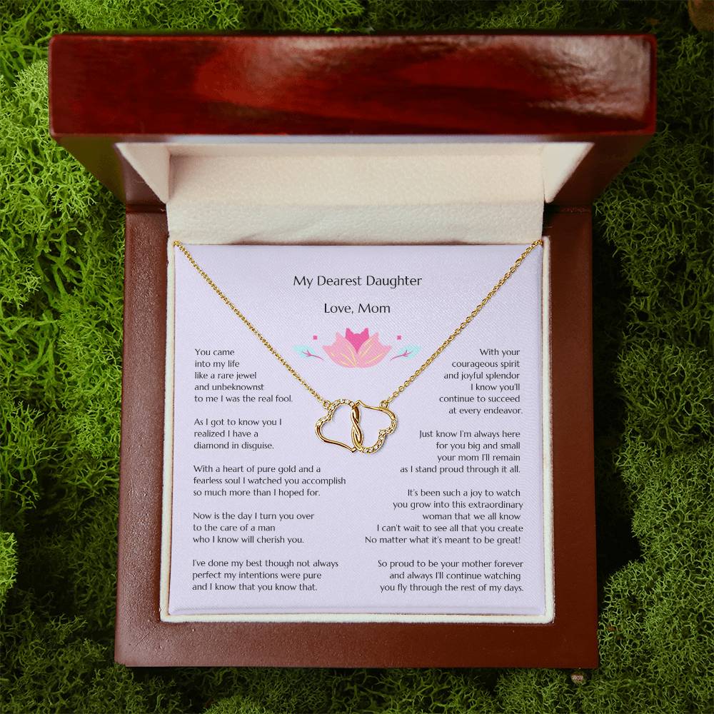 Gift for Bride, Wedding Gift for Bride from MOB, Bridal Necklace from Mom, Mom to Daughter Bridal Gift, To Bride from MOB
