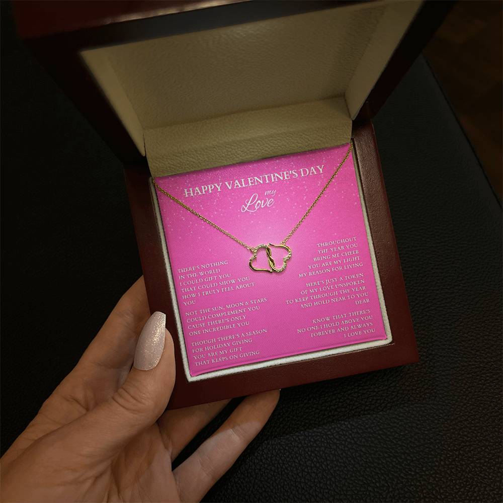 Wife Gift, Girlfriend Gift, Valentine Gift, Happy Valentines Day, Valentine's Day Gift, Wife Necklace, Diamond Necklace, Wife Valentine Gift