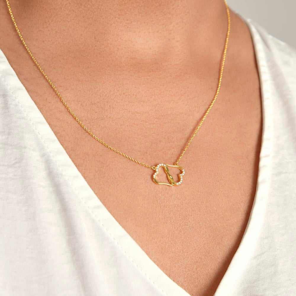 Wife Gift, Girlfriend Gift, Lover Gift, Happy Valentine's Day, Valentine's Day Gift, Heart Necklace, Valentine's Day Necklace, Diamond and Gold Necklace, Valentine Gift for Her