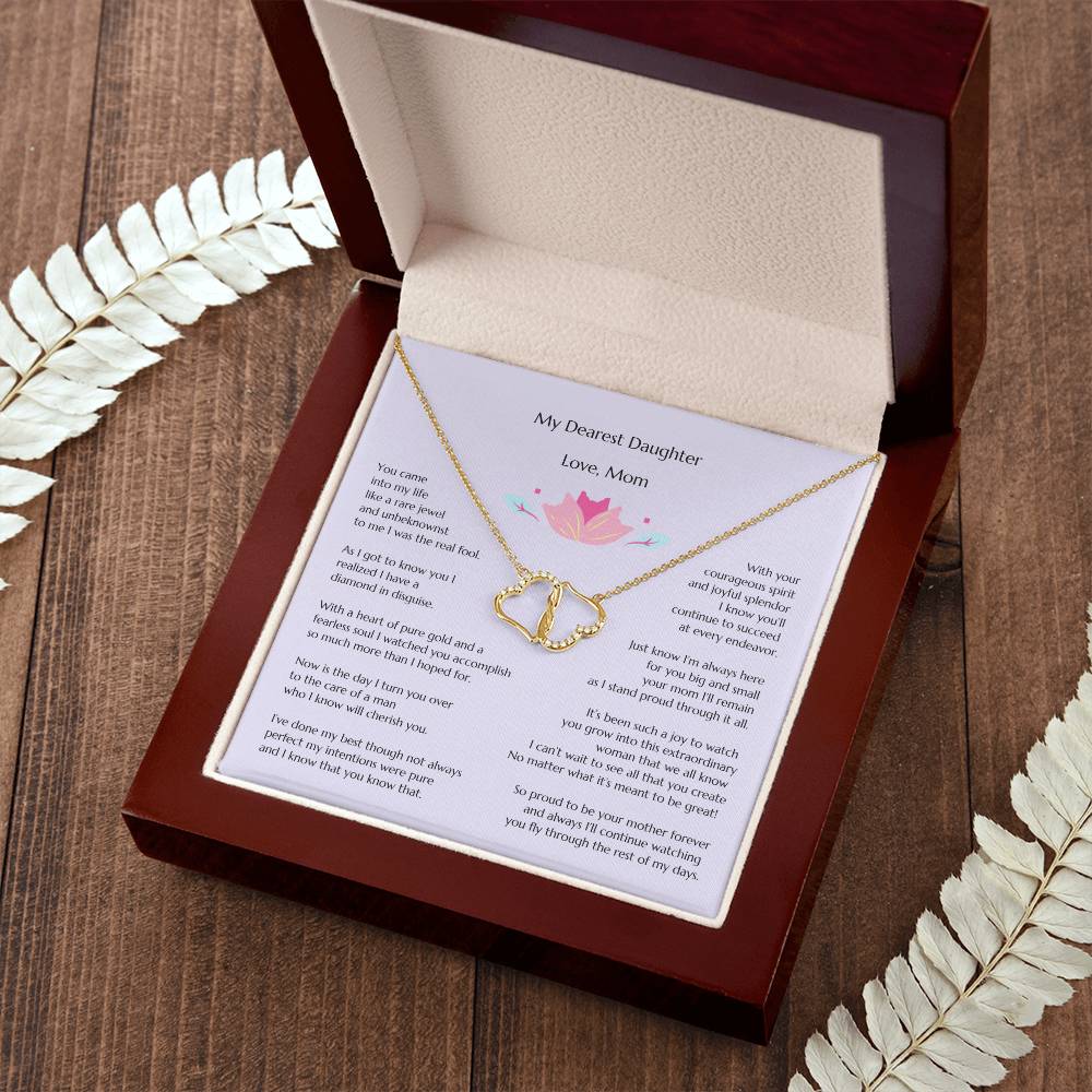 Gift for Bride, Wedding Gift for Bride from MOB, Bridal Necklace from Mom, Mom to Daughter Bridal Gift, To Bride from MOB