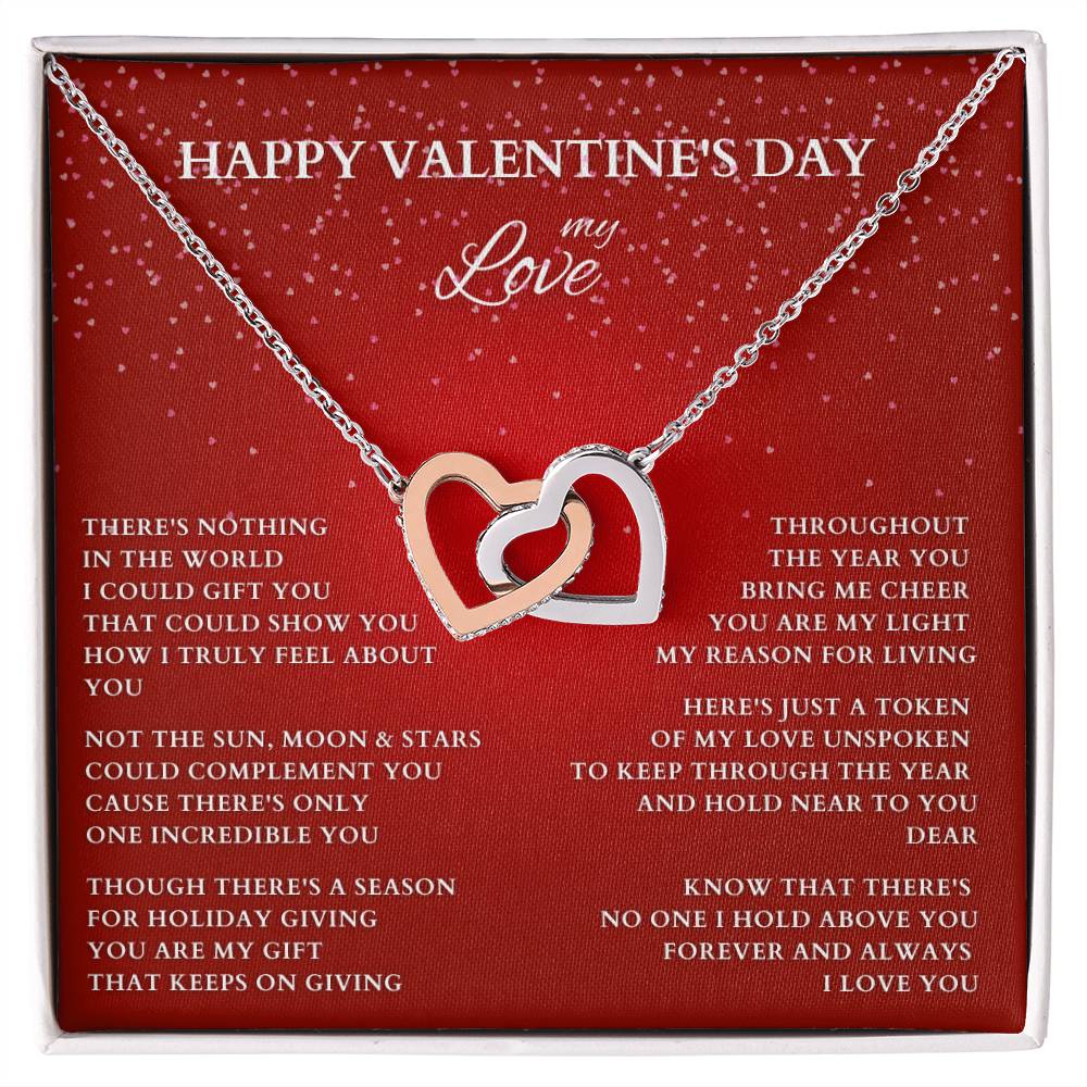 Wife Gift, Girlfriend Gift, Valentine Gift, Happy Valentines Day, Valentine's Day Gift, Wife Necklace, Diamond Necklace, Wife Valentine Gift