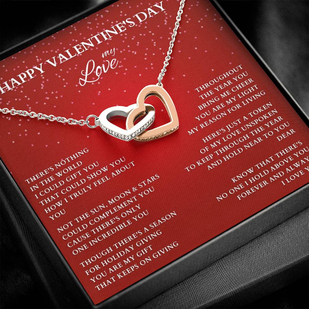 Wife Gift, Girlfriend Gift, Valentine Gift, Happy Valentines Day, Valentine's Day Gift, Wife Necklace, Diamond Necklace, Wife Valentine Gift
