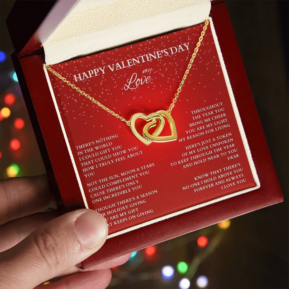 Wife Gift, Girlfriend Gift, Valentine Gift, Happy Valentines Day, Valentine's Day Gift, Wife Necklace, Diamond Necklace, Wife Valentine Gift
