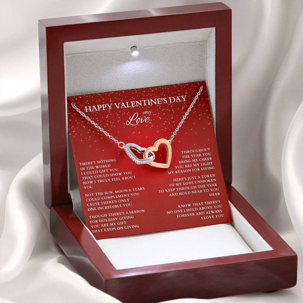 Wife Gift, Girlfriend Gift, Valentine Gift, Happy Valentines Day, Valentine's Day Gift, Wife Necklace, Diamond Necklace, Wife Valentine Gift