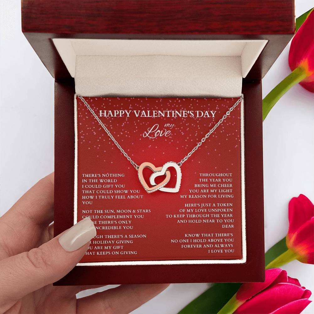Wife Gift, Girlfriend Gift, Valentine Gift, Happy Valentines Day, Valentine's Day Gift, Wife Necklace, Diamond Necklace, Wife Valentine Gift