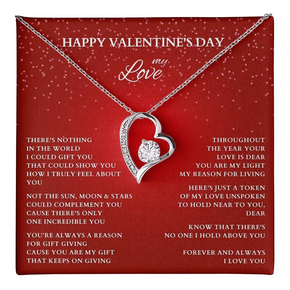 Wife Gift, Girlfriend Gift, Valentine Gift, Happy Valentines Day, Valentine's Day Gift, Wife Necklace, Diamond Necklace, Wife Valentine Gift
