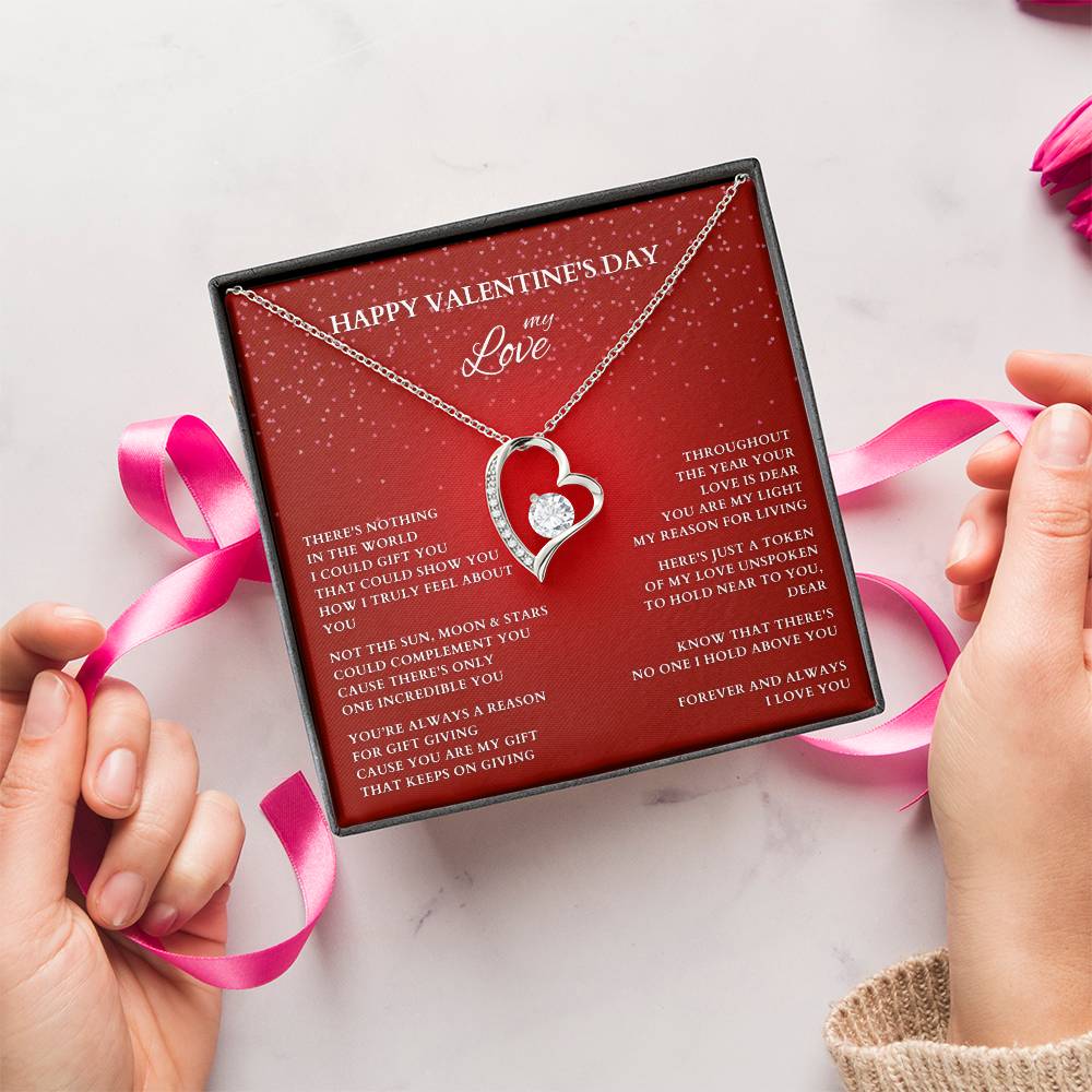 Wife Gift, Girlfriend Gift, Valentine Gift, Happy Valentines Day, Valentine's Day Gift, Wife Necklace, Diamond Necklace, Wife Valentine Gift