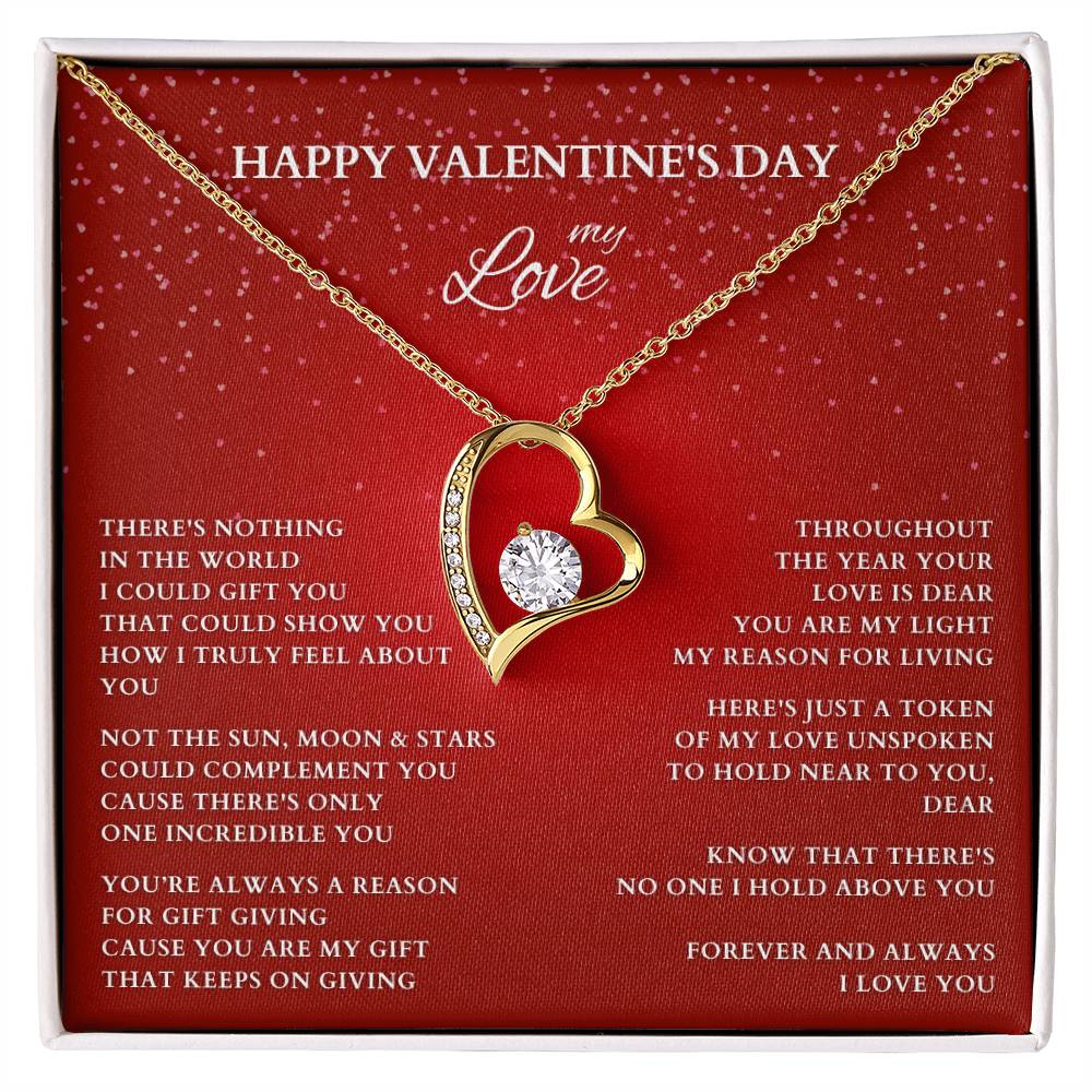 Wife Gift, Girlfriend Gift, Valentine Gift, Happy Valentines Day, Valentine's Day Gift, Wife Necklace, Diamond Necklace, Wife Valentine Gift