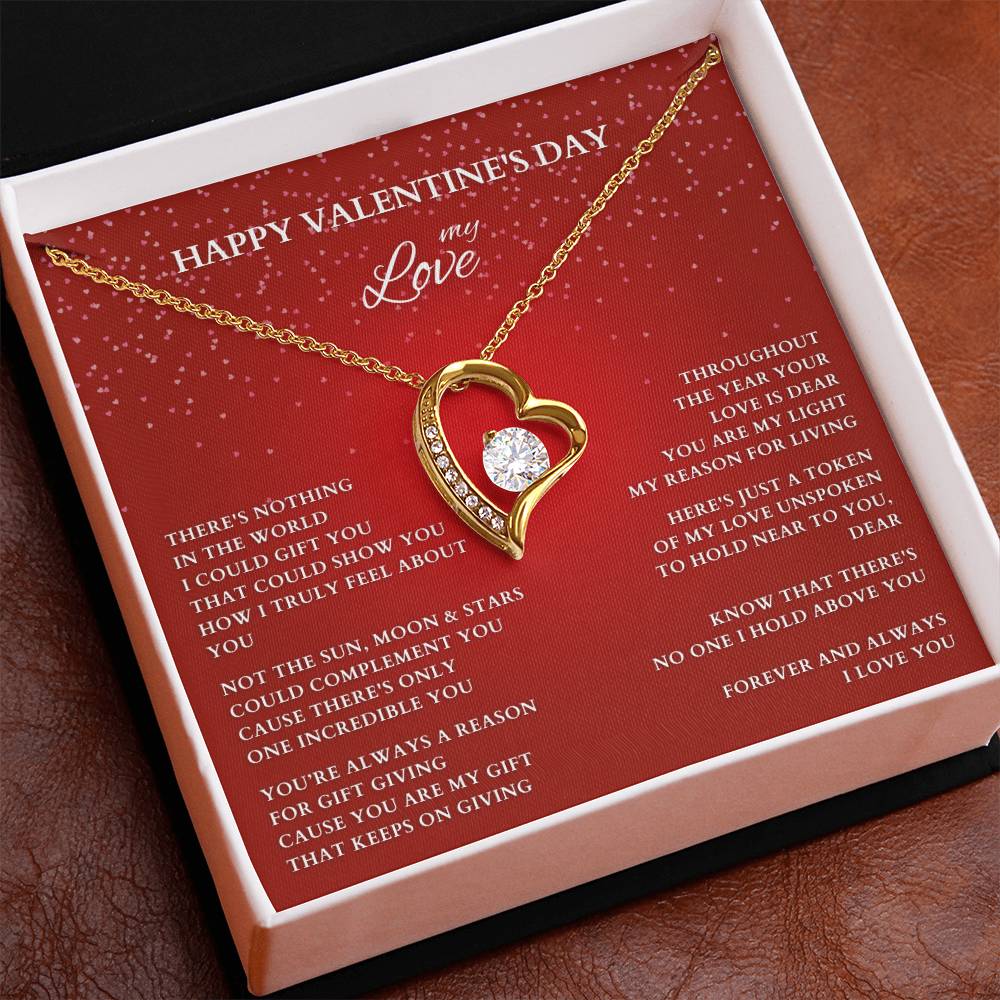Wife Gift, Girlfriend Gift, Valentine Gift, Happy Valentines Day, Valentine's Day Gift, Wife Necklace, Diamond Necklace, Wife Valentine Gift