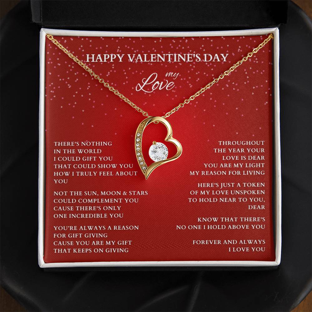 Wife Gift, Girlfriend Gift, Valentine Gift, Happy Valentines Day, Valentine's Day Gift, Wife Necklace, Diamond Necklace, Wife Valentine Gift