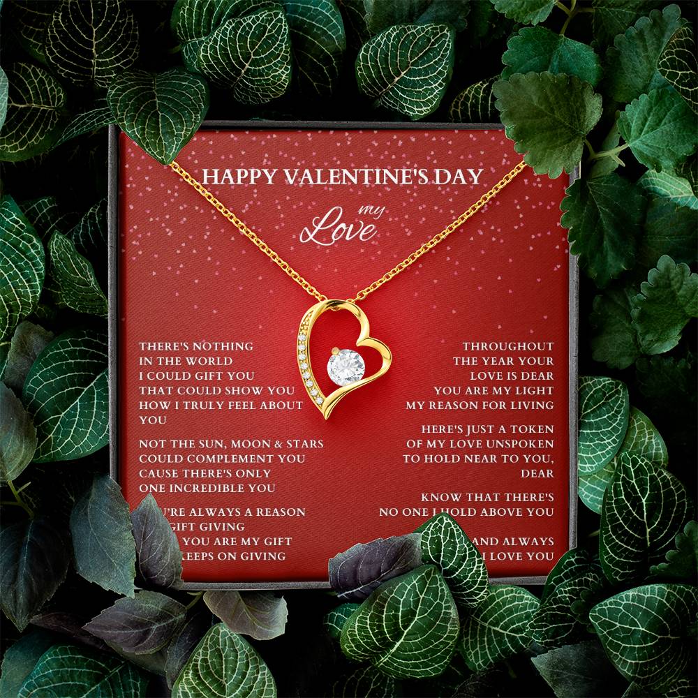 Wife Gift, Girlfriend Gift, Valentine Gift, Happy Valentines Day, Valentine's Day Gift, Wife Necklace, Diamond Necklace, Wife Valentine Gift