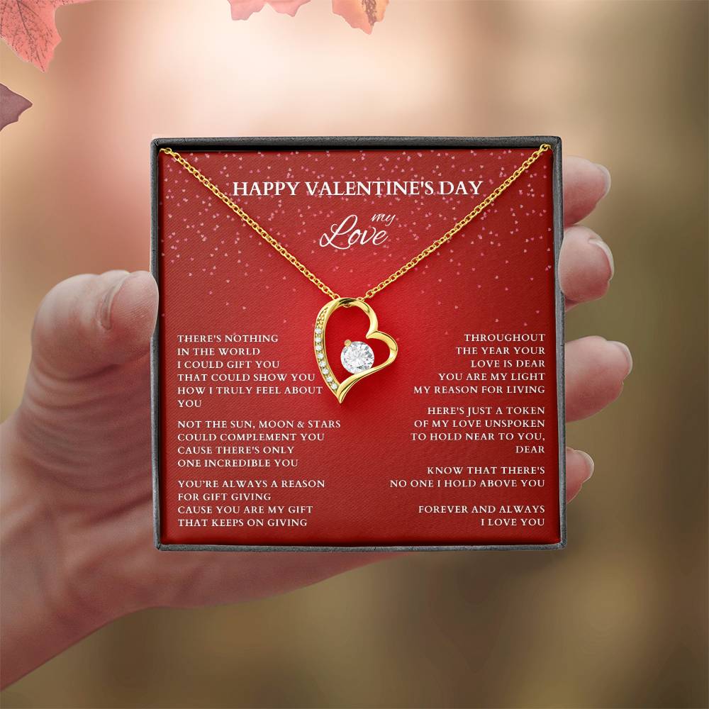 Wife Gift, Girlfriend Gift, Valentine Gift, Happy Valentines Day, Valentine's Day Gift, Wife Necklace, Diamond Necklace, Wife Valentine Gift
