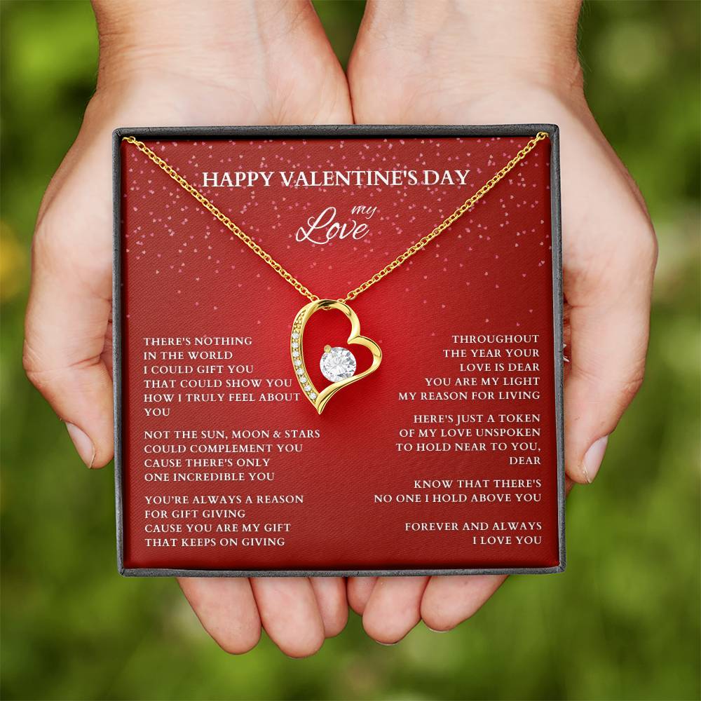 Wife Gift, Girlfriend Gift, Valentine Gift, Happy Valentines Day, Valentine's Day Gift, Wife Necklace, Diamond Necklace, Wife Valentine Gift