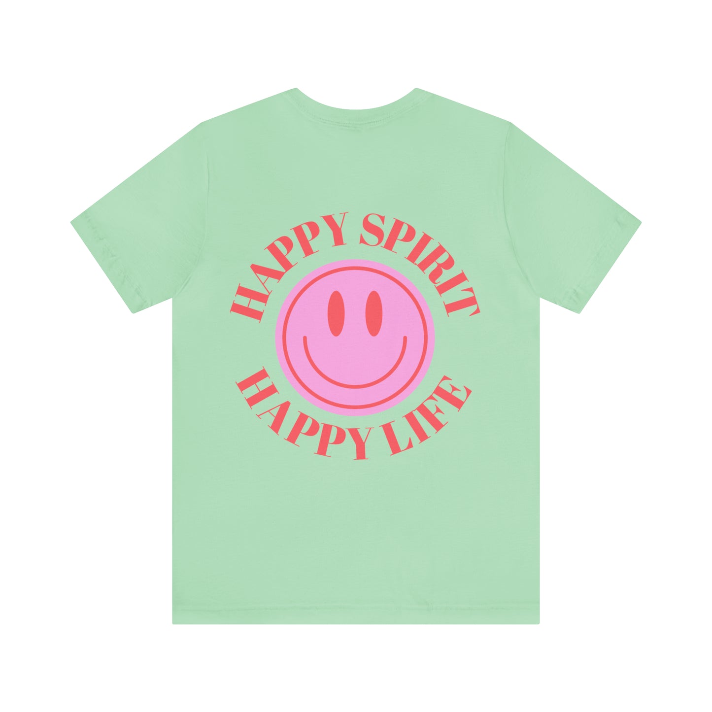 T shirt Happy Life Happy Life- Aesthetic t shirt, graphic tee, Tumblr tshirt, Trendy Oversized, Vsco girl, Happy Mind Happy Spirit