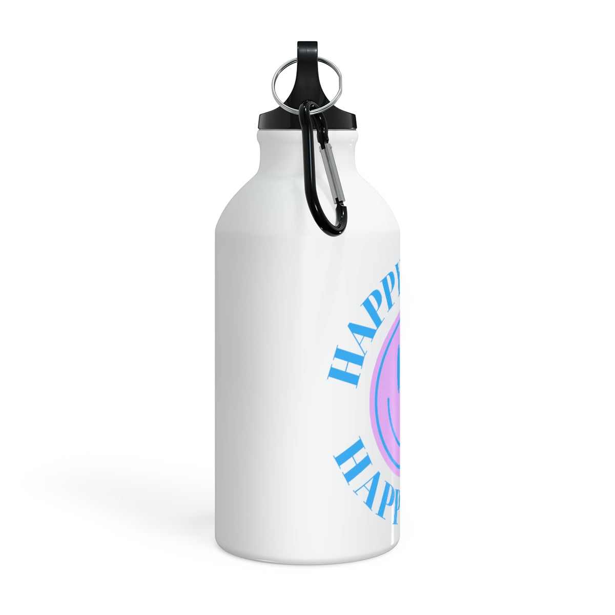 Water Bottle Happy Spirit Happy Life, Aesthetic Pink, Smile Face, Trendy Tumblr Bottle, Tritan Purple Happy Mind Tumbler, BPA Free H2O