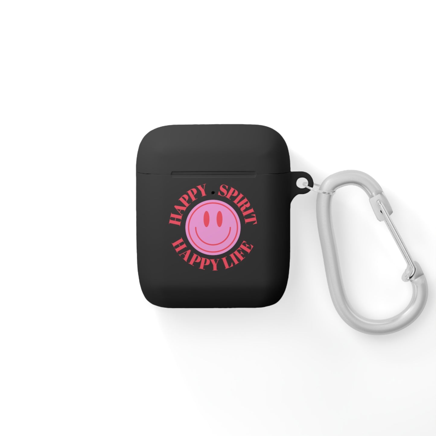 Happy Spirit Happy Life AirPods and AirPods Pro Case Cover, AirPods and AirPods Pro Case Cover, VSCO girl, Smiley Happy Life Protector Case