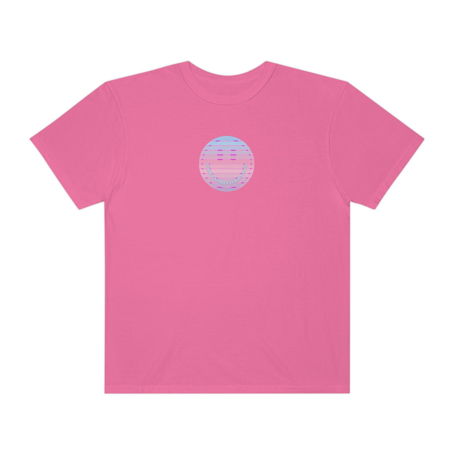 Aesthetic Retro Smile Lilac Tshirt, Happy Spirit Happy Mind, Aesthetic t shirt, Graphic Tumblr Tshirt, Trendy Oversized Vintage Style Tee