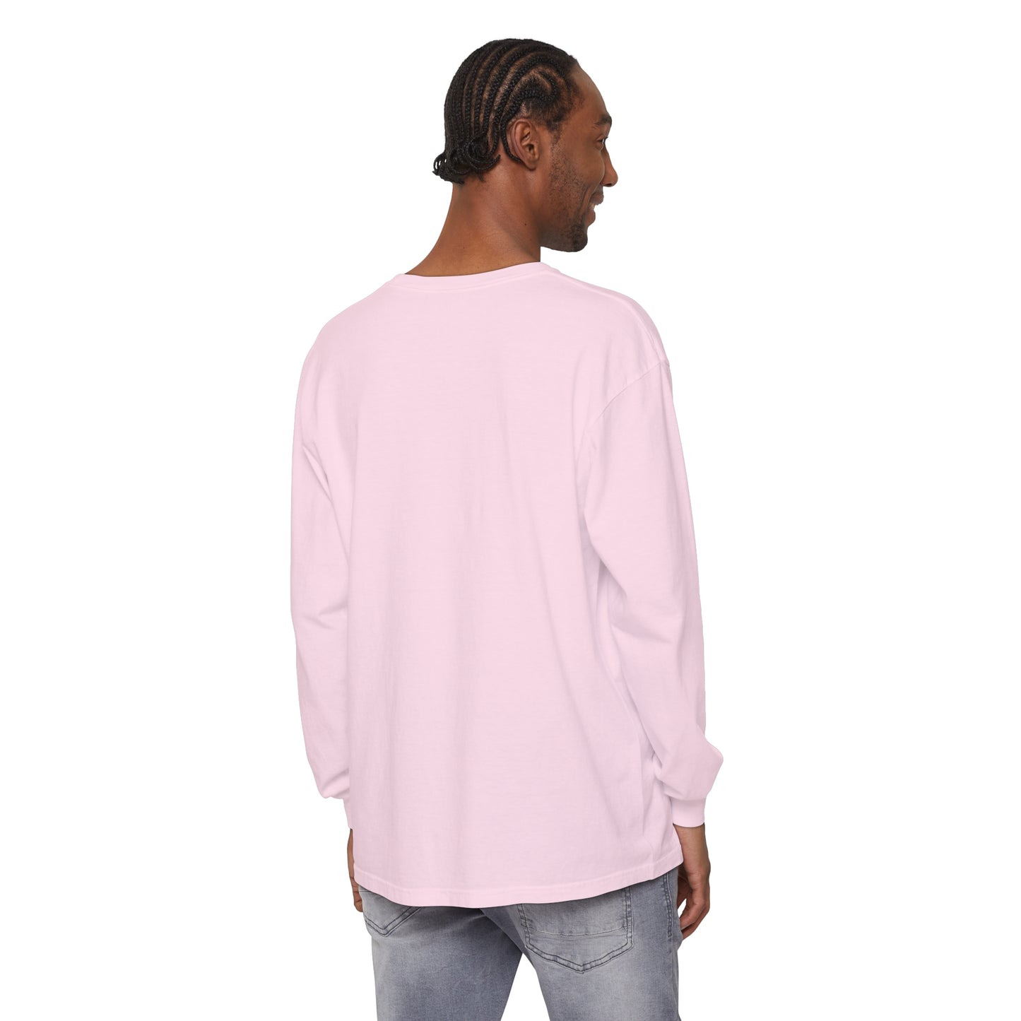 Aesthetic Long Sleeve Shirt, Smile Face Y2K Retro Shirt, 80's Style Smile Graphic, Comfort Colors Unisex Garment-dyed Long Sleeve T-Shirt