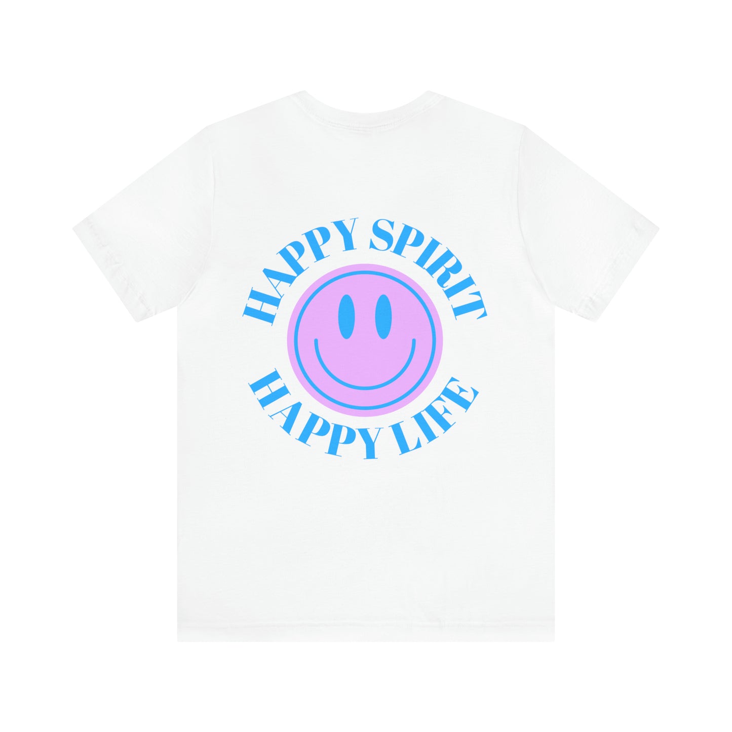 T shirt Happy Life Happy Life- Aesthetic t shirt, graphic tee, Tumblr tshirt, Trendy Oversized, Vsco girl, Happy Mind Happy Spirit