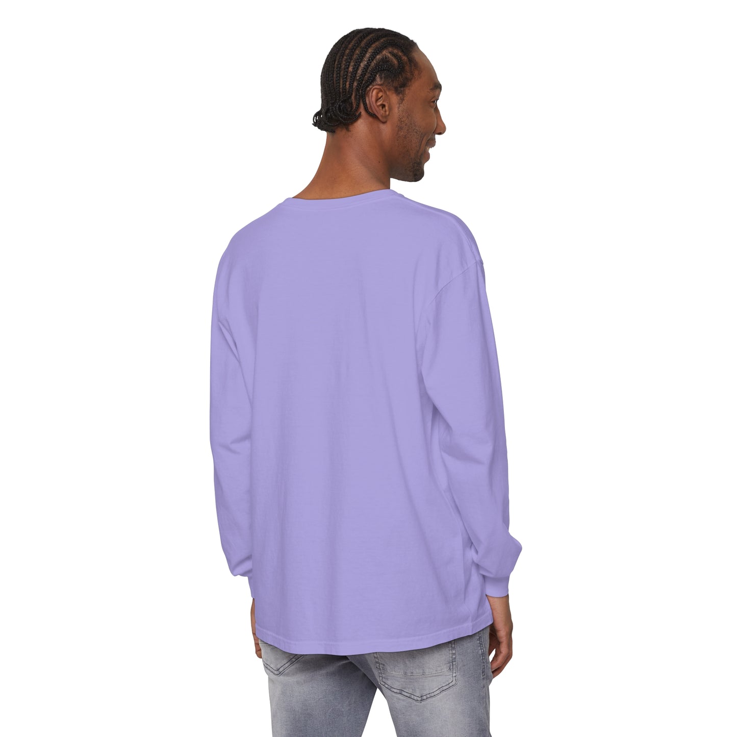 Aesthetic Long Sleeve Shirt, Smile Face Y2K Retro Shirt, 80's Style Smile Graphic, Comfort Colors Unisex Garment-dyed Long Sleeve T-Shirt