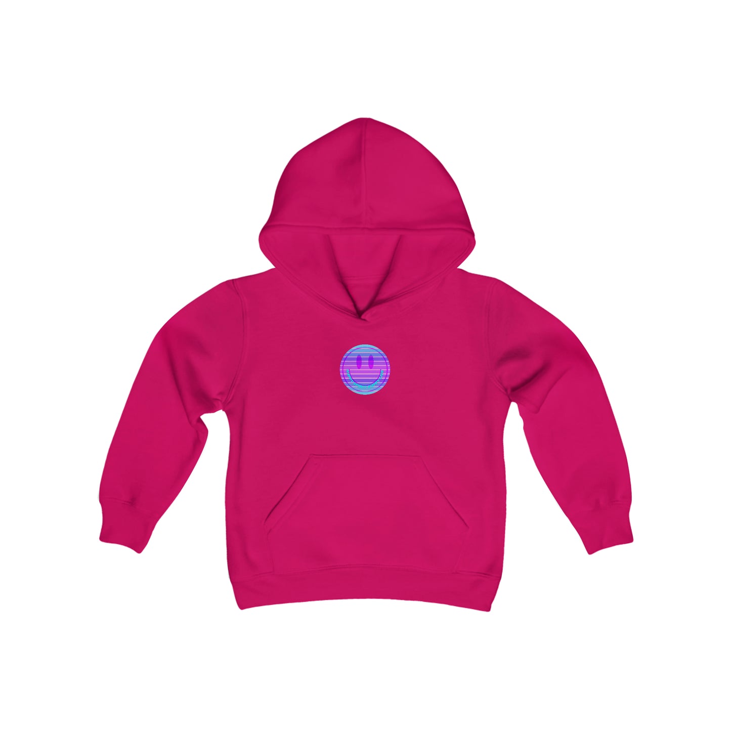 Happy Spirit Happy Life Youth Hoodie, Happy Mind Hoodie, Mental Health Hoodie, Smile Face Hoodie, Y2K Hoodie, Youth Hooded Sweatshirt