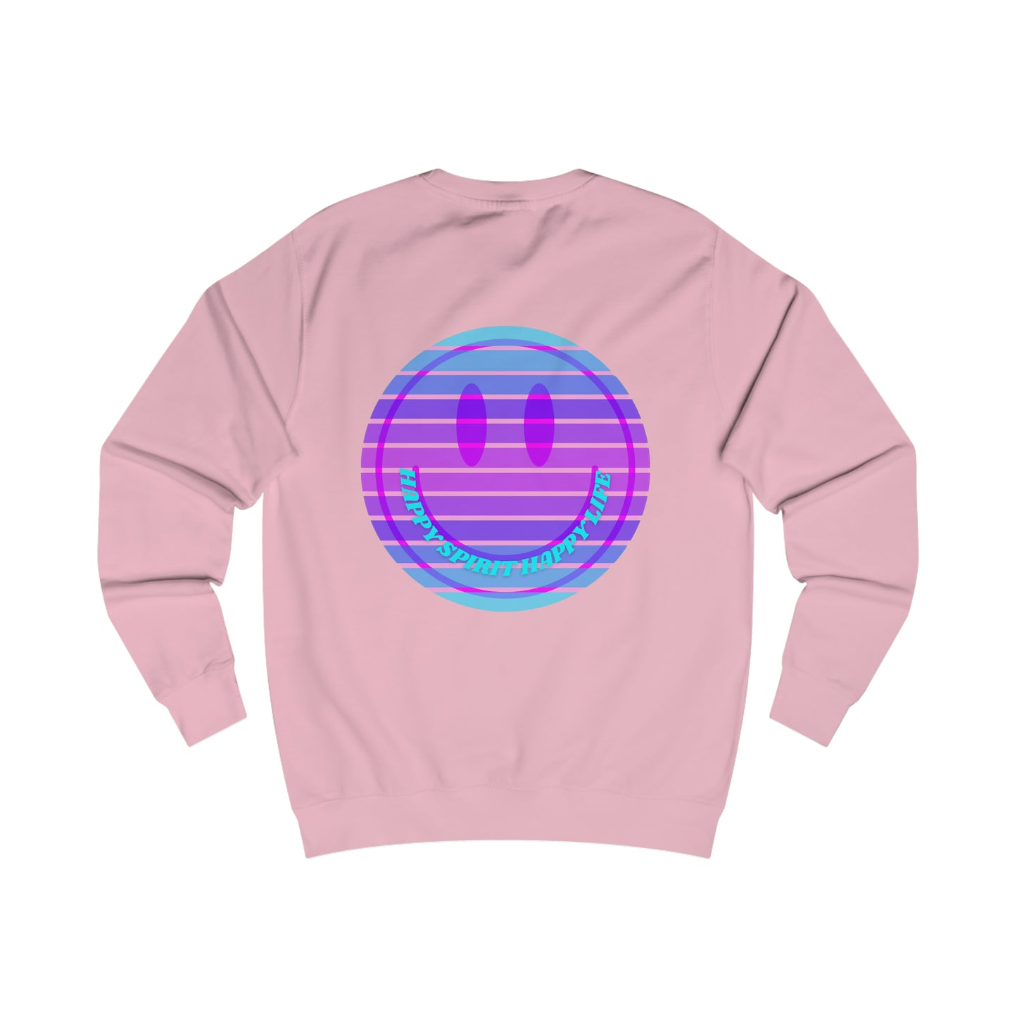 Happy Spirit Happy Life Sweatshirt, Mental Health Awareness Sweatshirt, Smile Sweatshirt, Smile Face Crewneck, Vsco Girl, Y2k Top